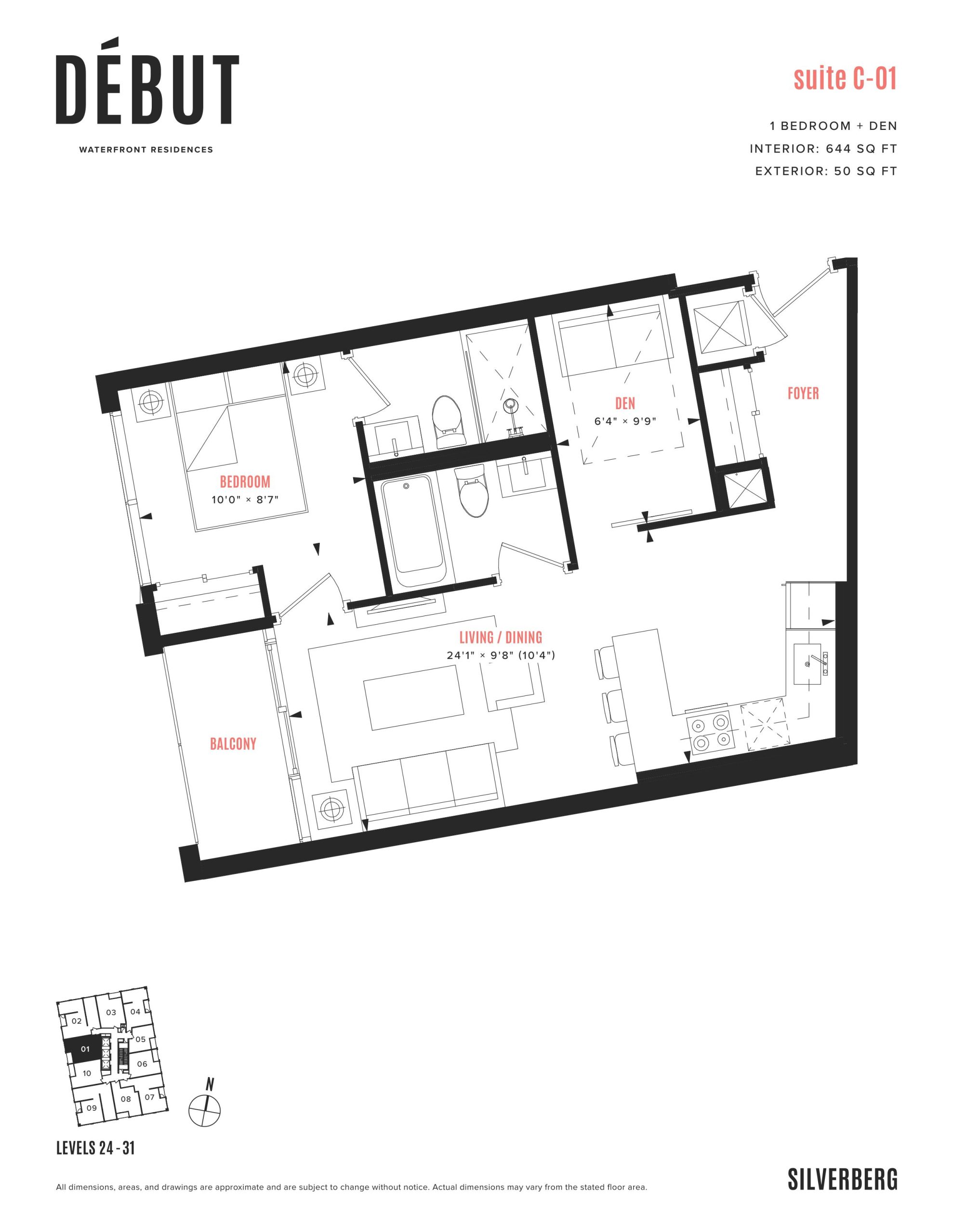 Suite C-01 floor plan