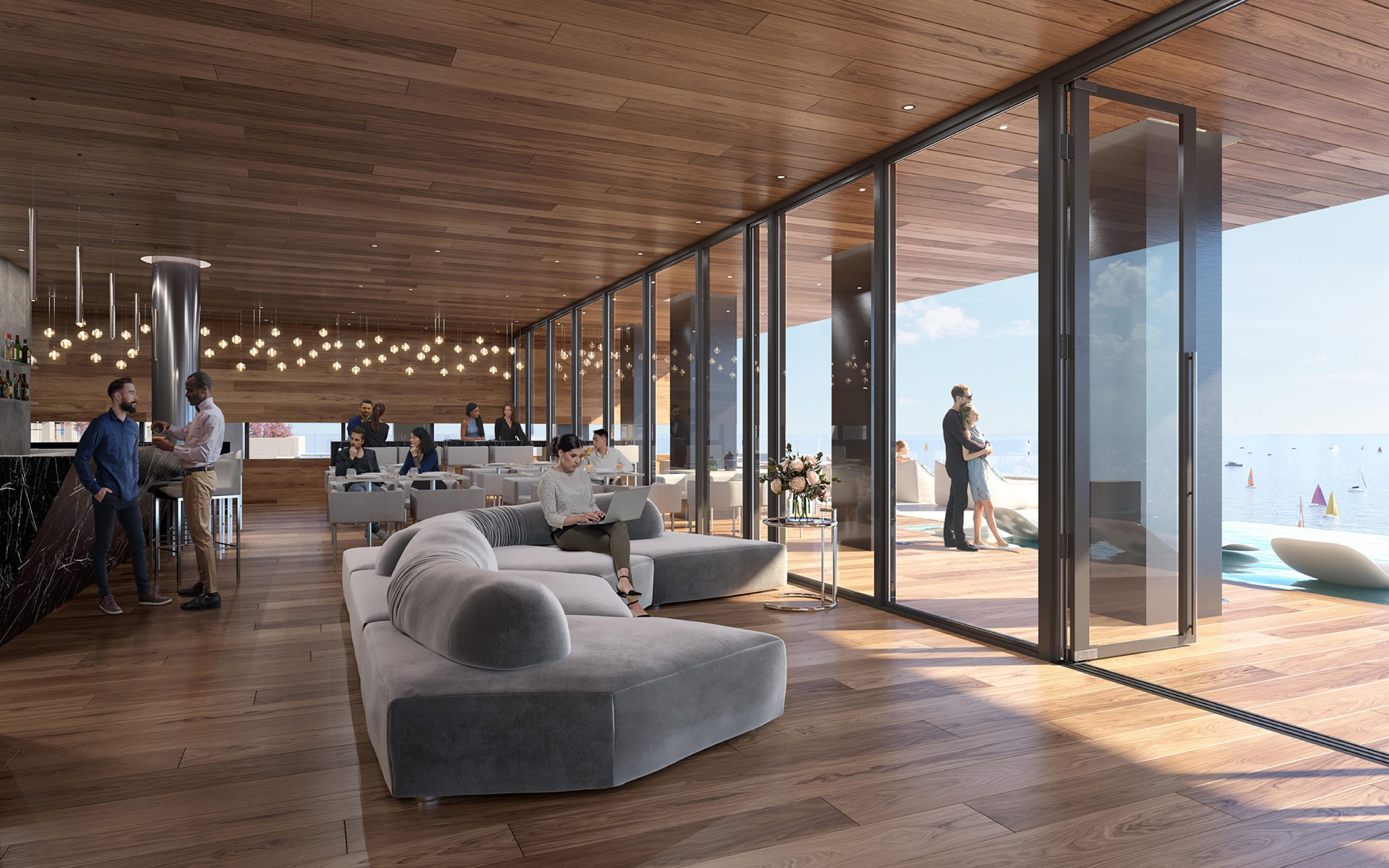 Debut Waterfront Residences in Barrie — rendering 6