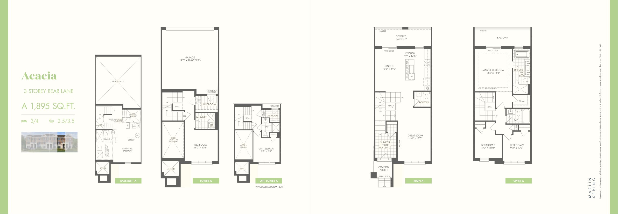 Acacia A floor plan