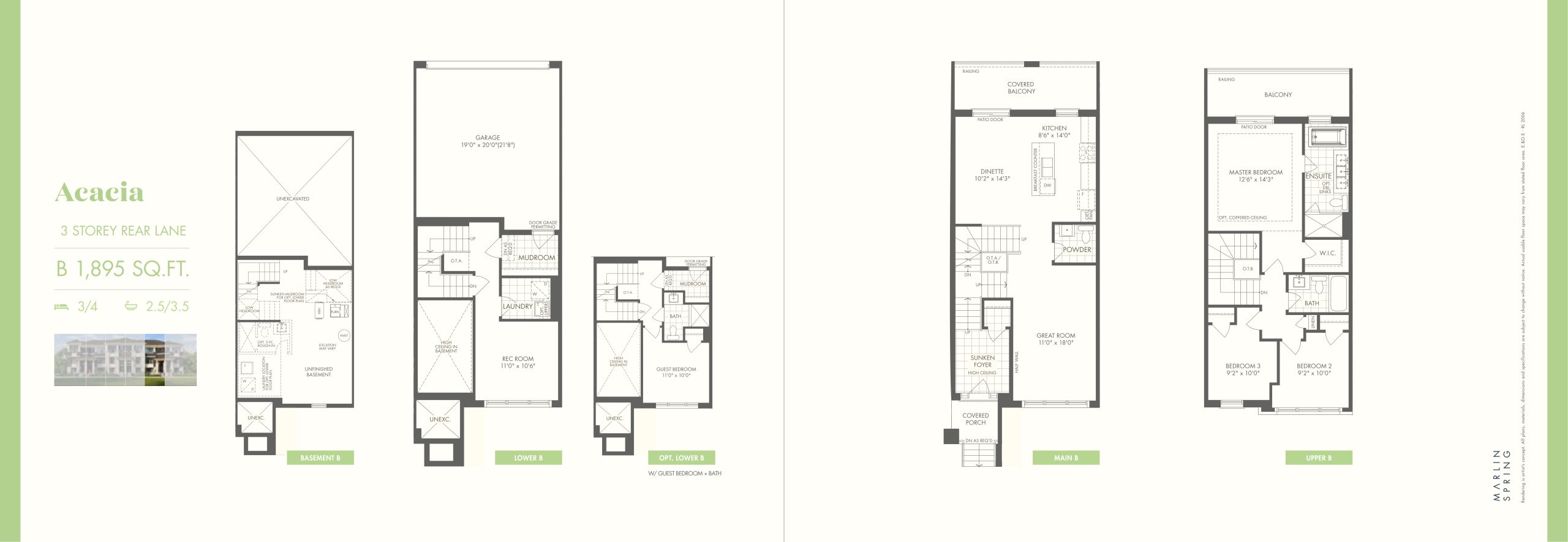 Acacia B floor plan