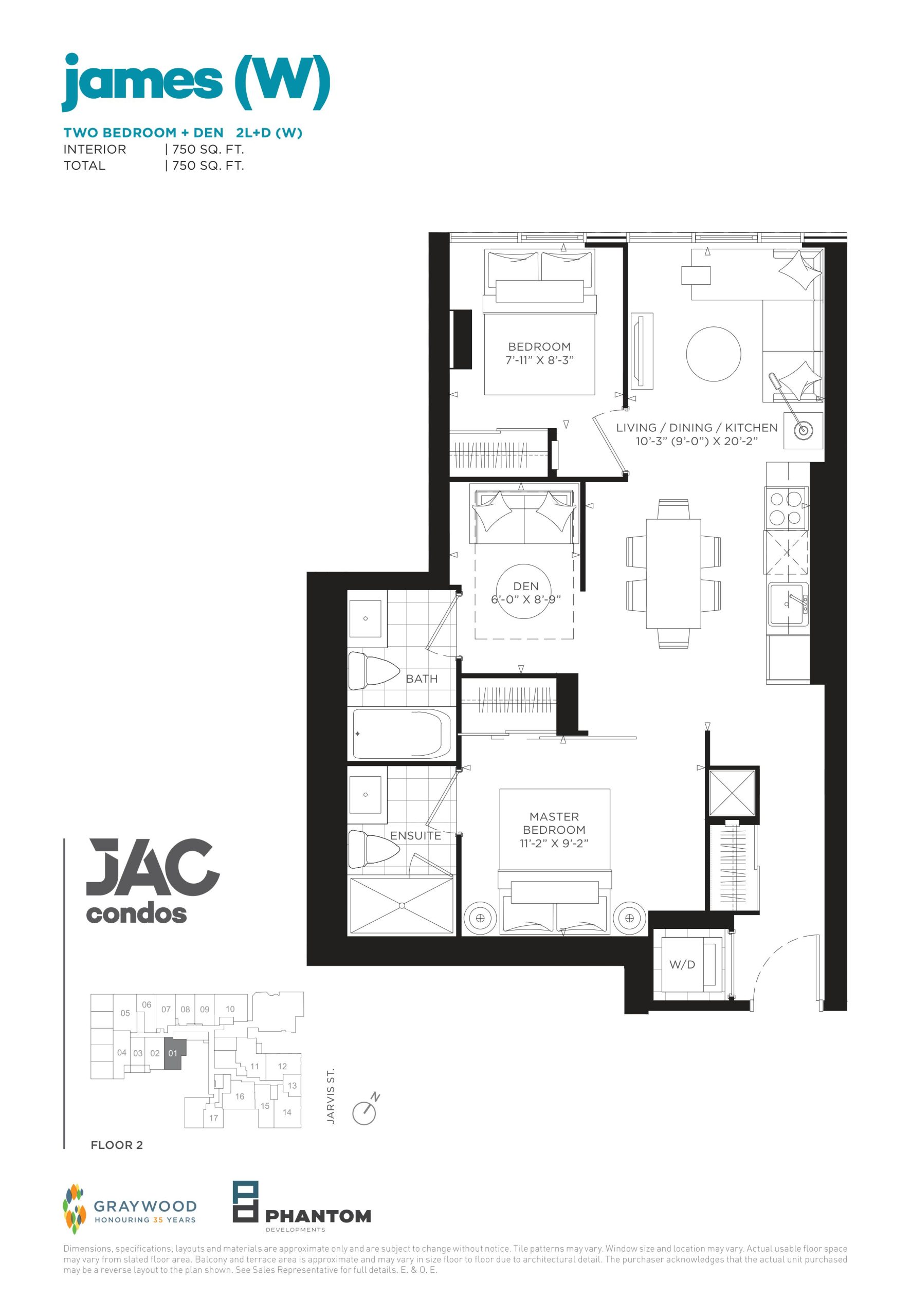 James (W) floor plan