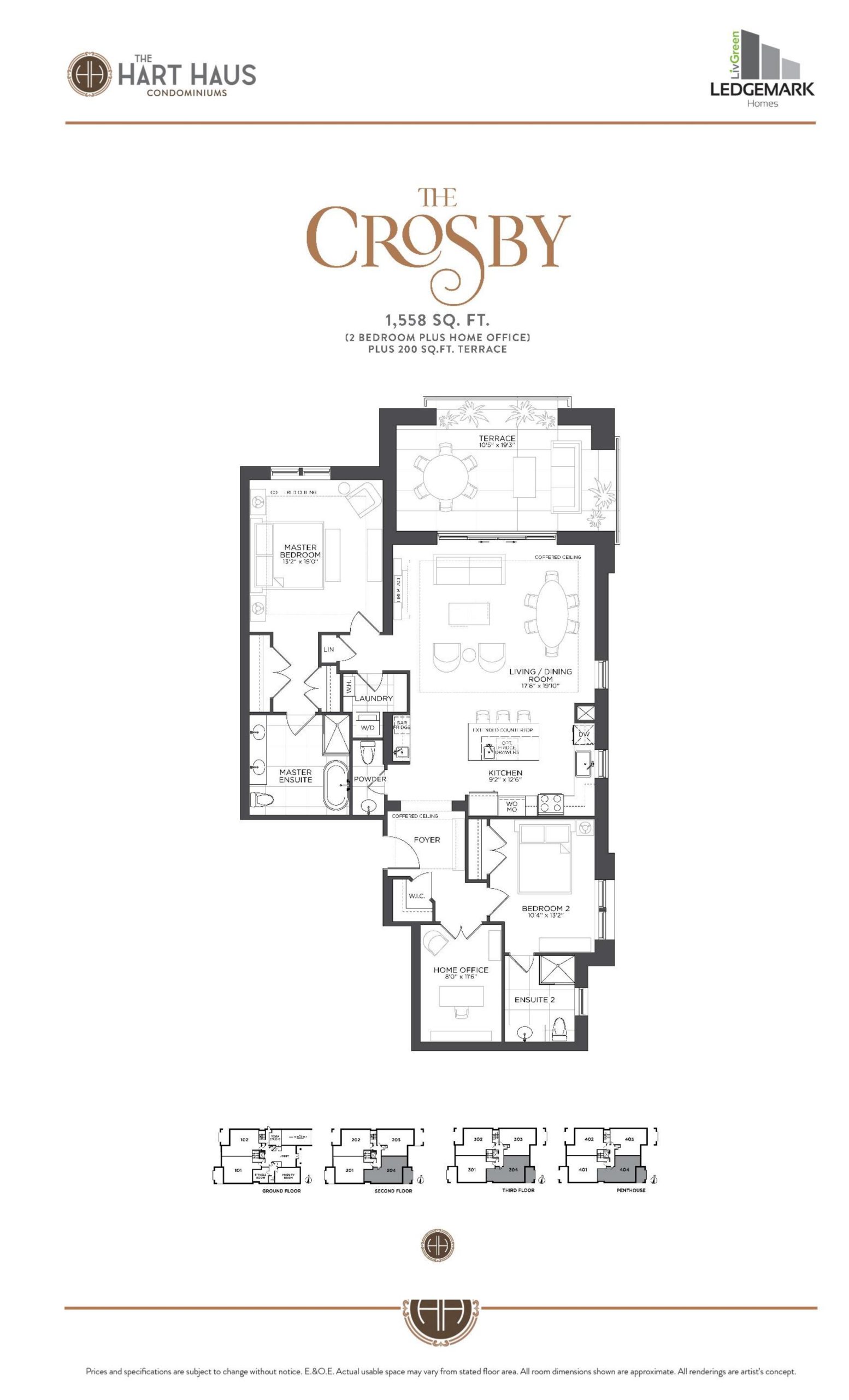 The Crosby floor plan