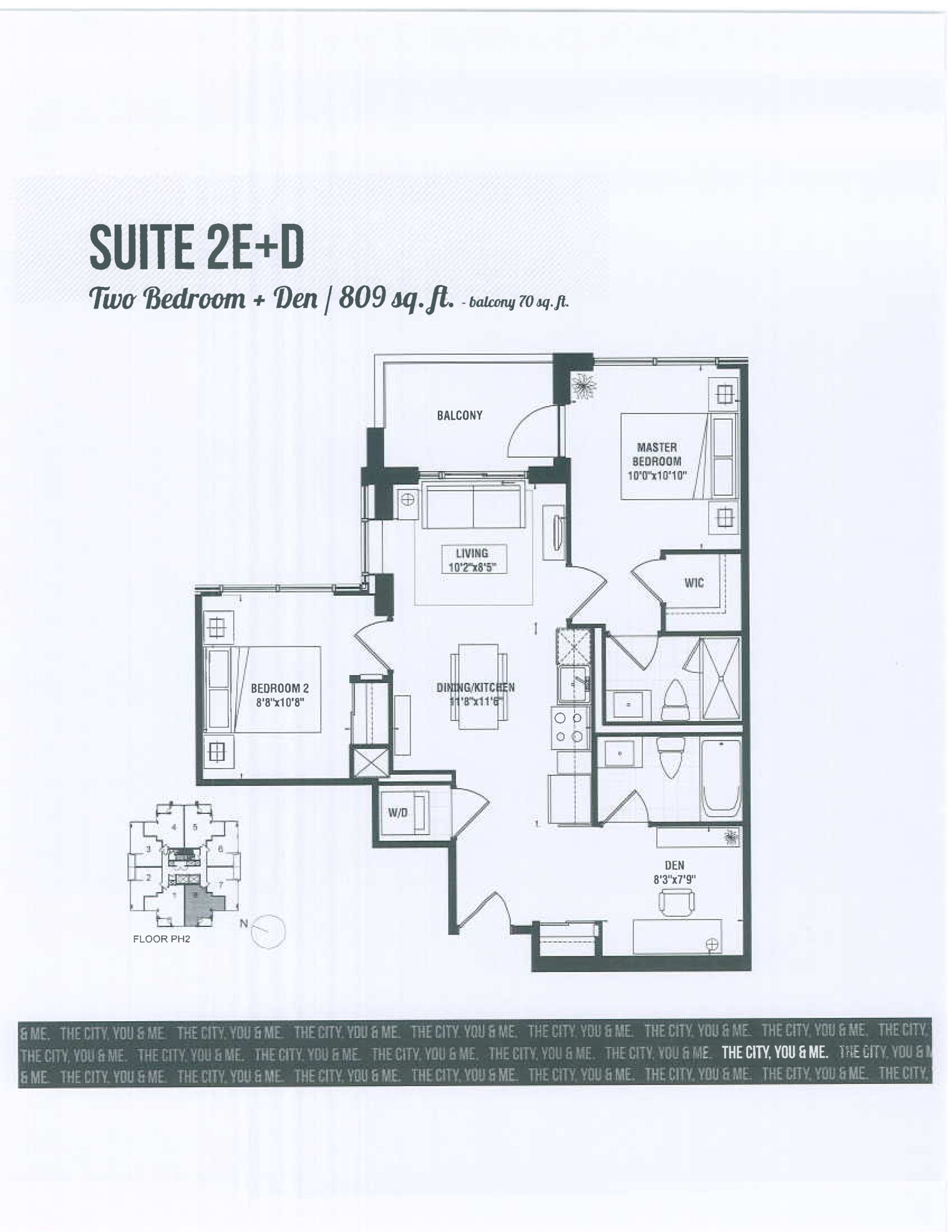 Suite 2E+D floor plan