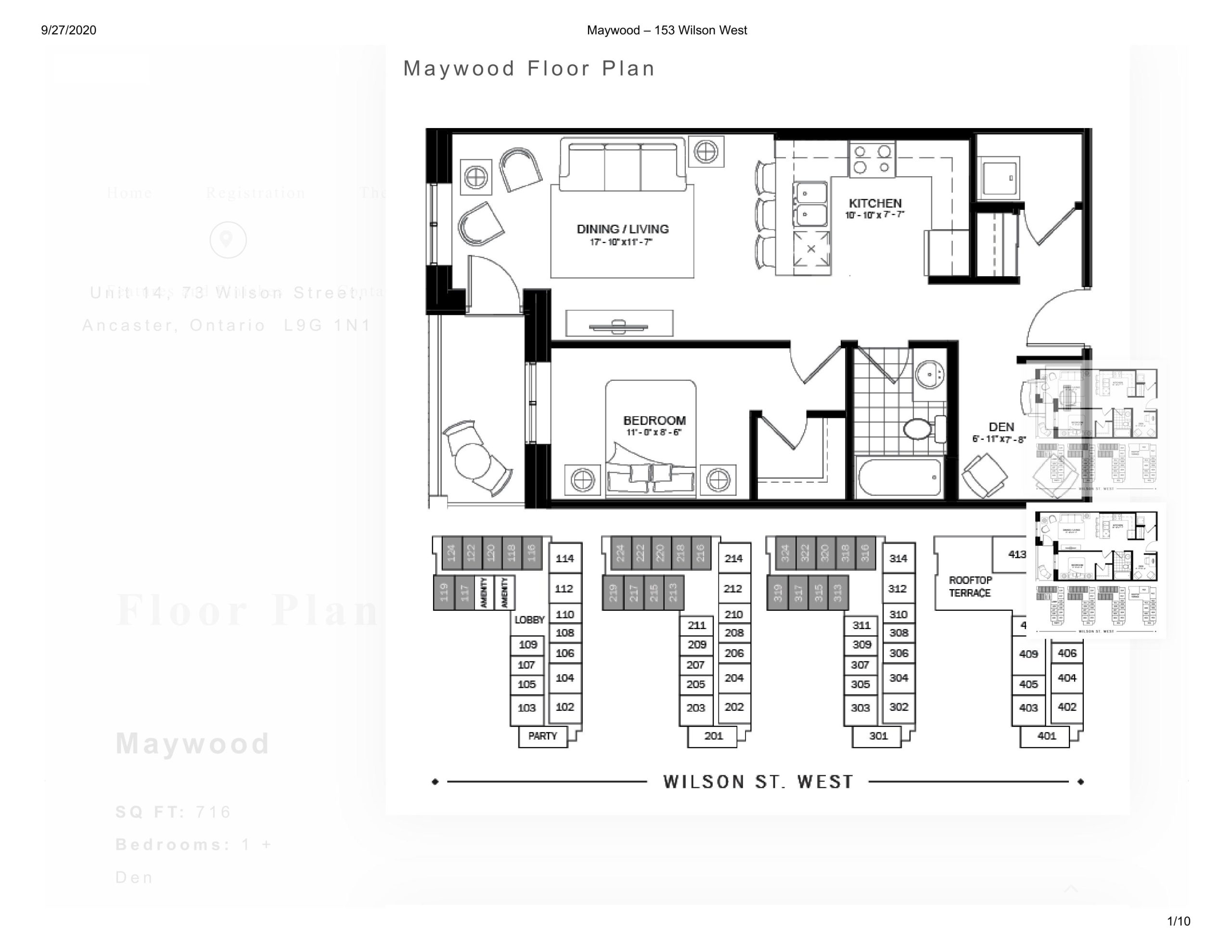 Maywood floor plan