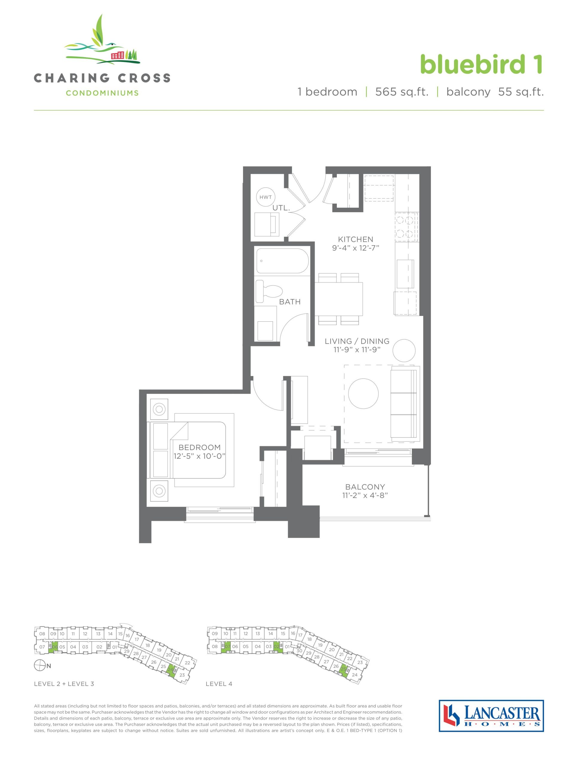 Bluebird 1 floor plan