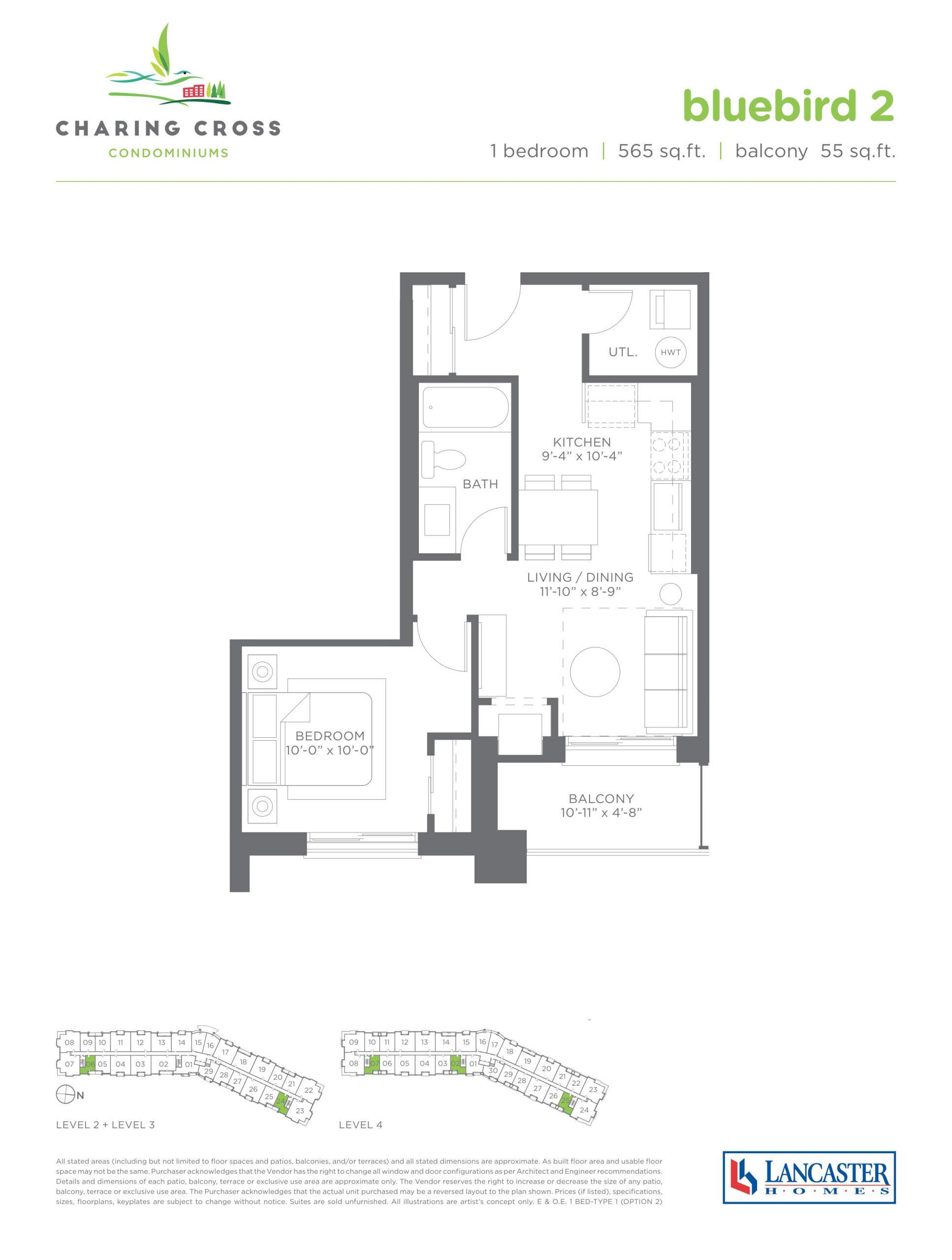 Bluebird 2 floor plan