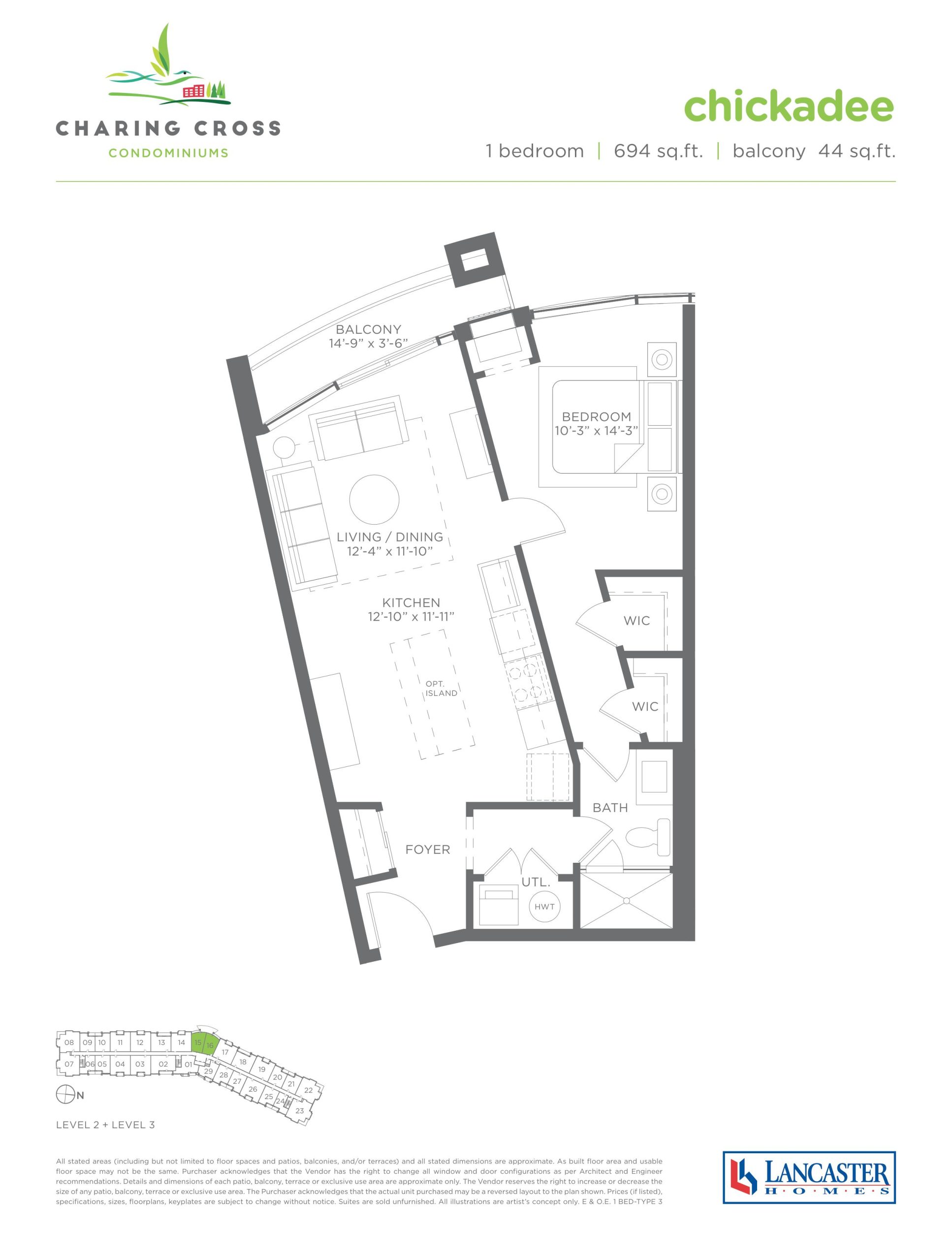 Chickadee floor plan