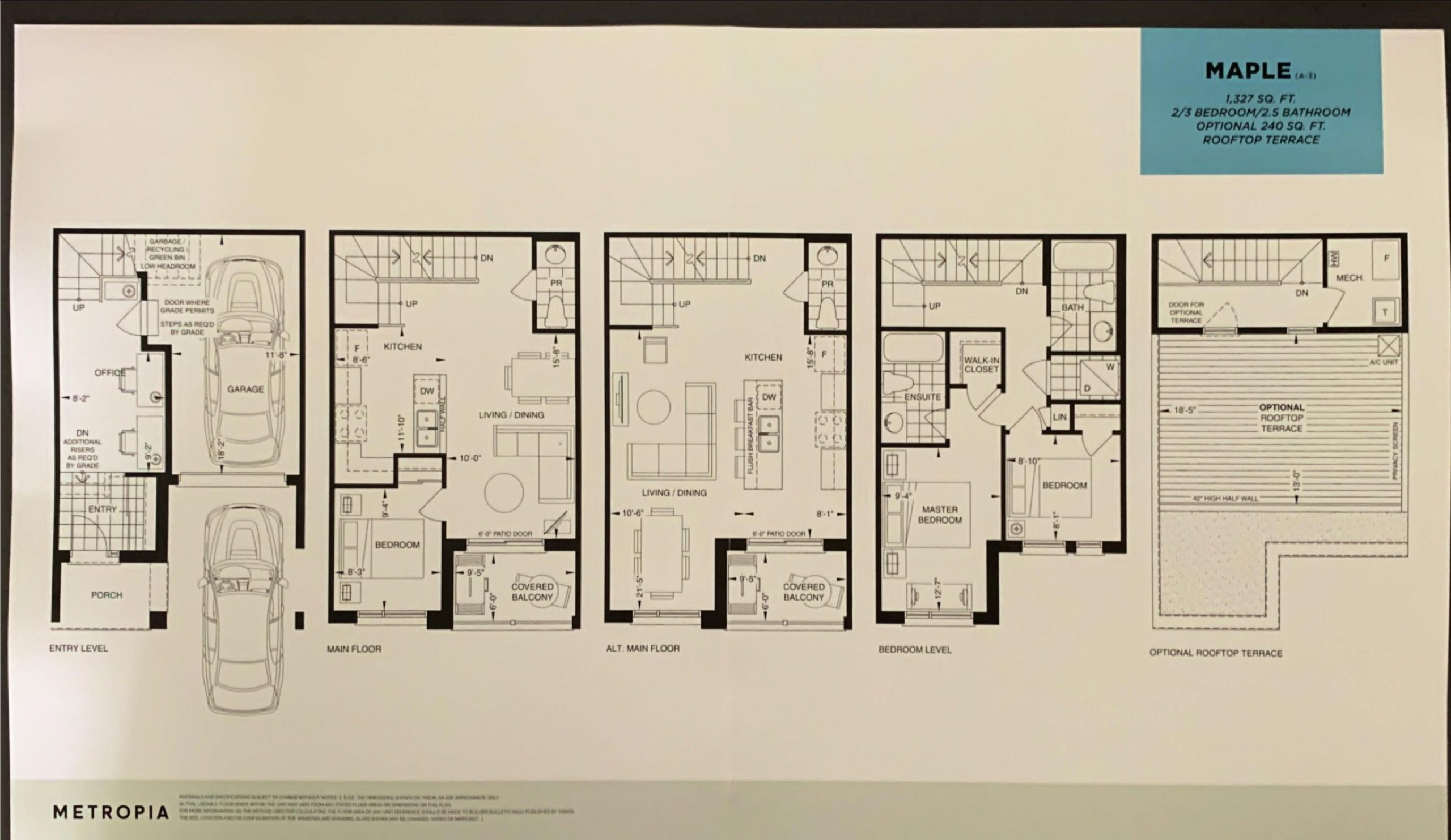 Maple floor plan