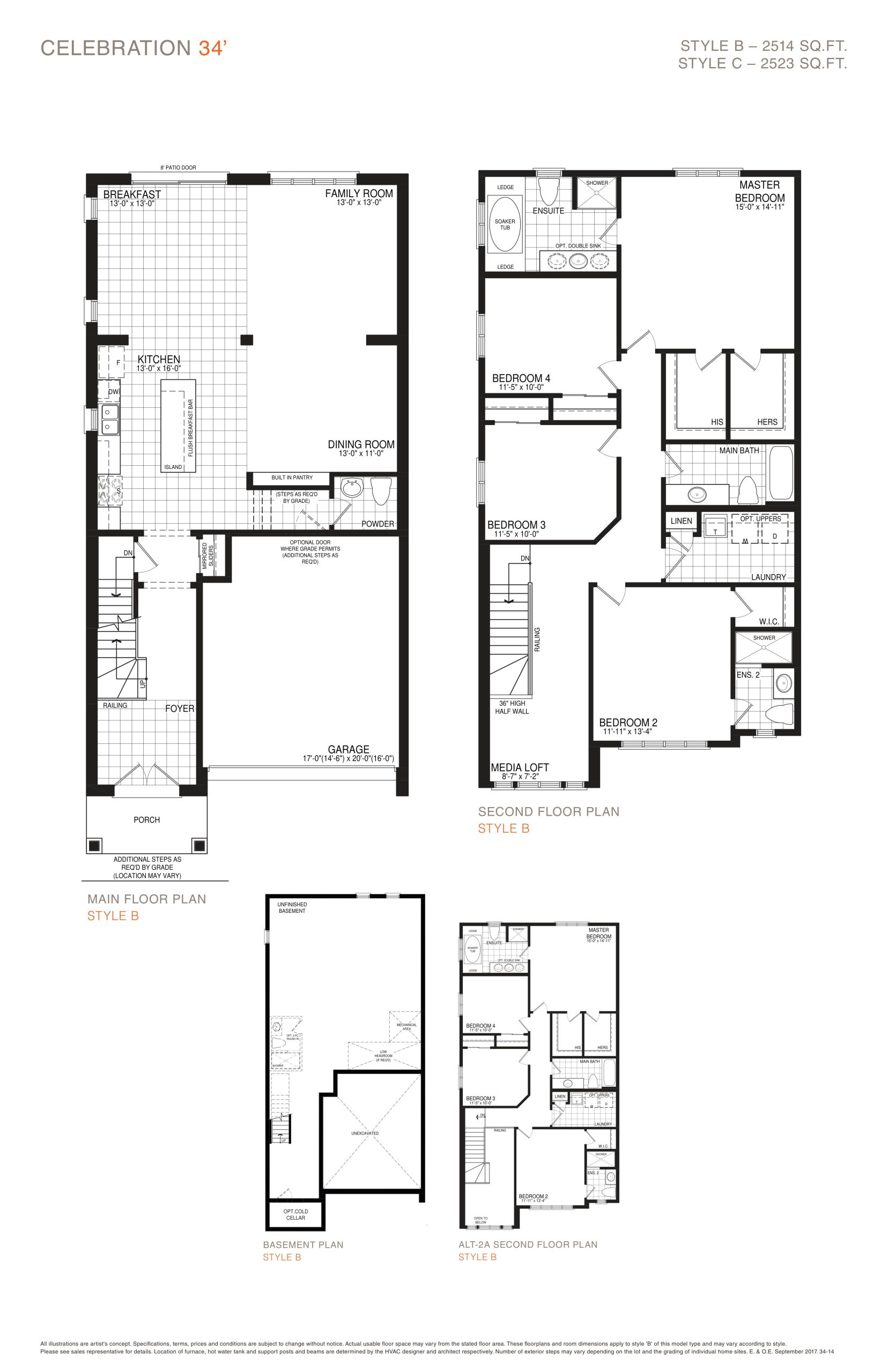 Celebration floor plan