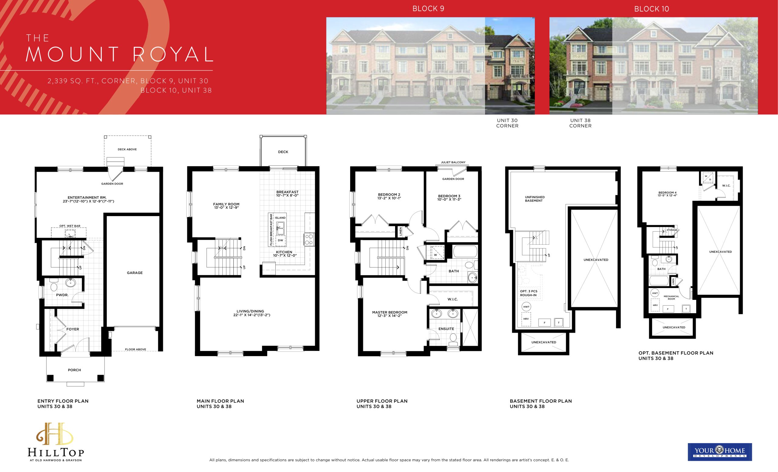 The Mount Royal floor plan