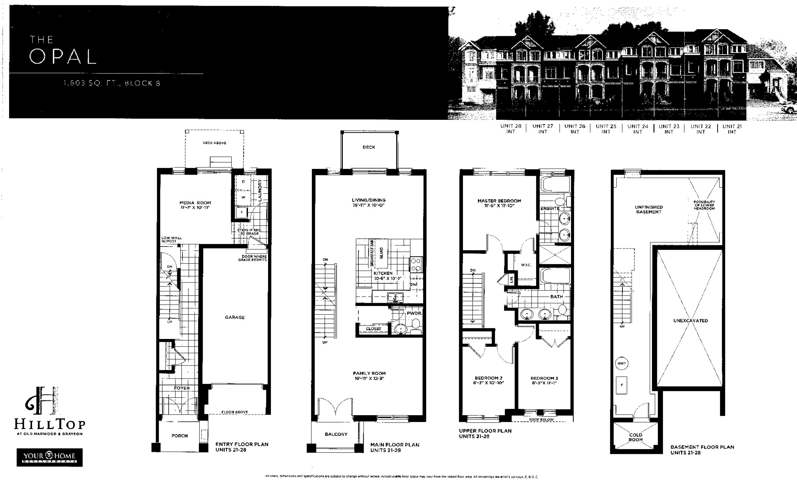 The Opal floor plan