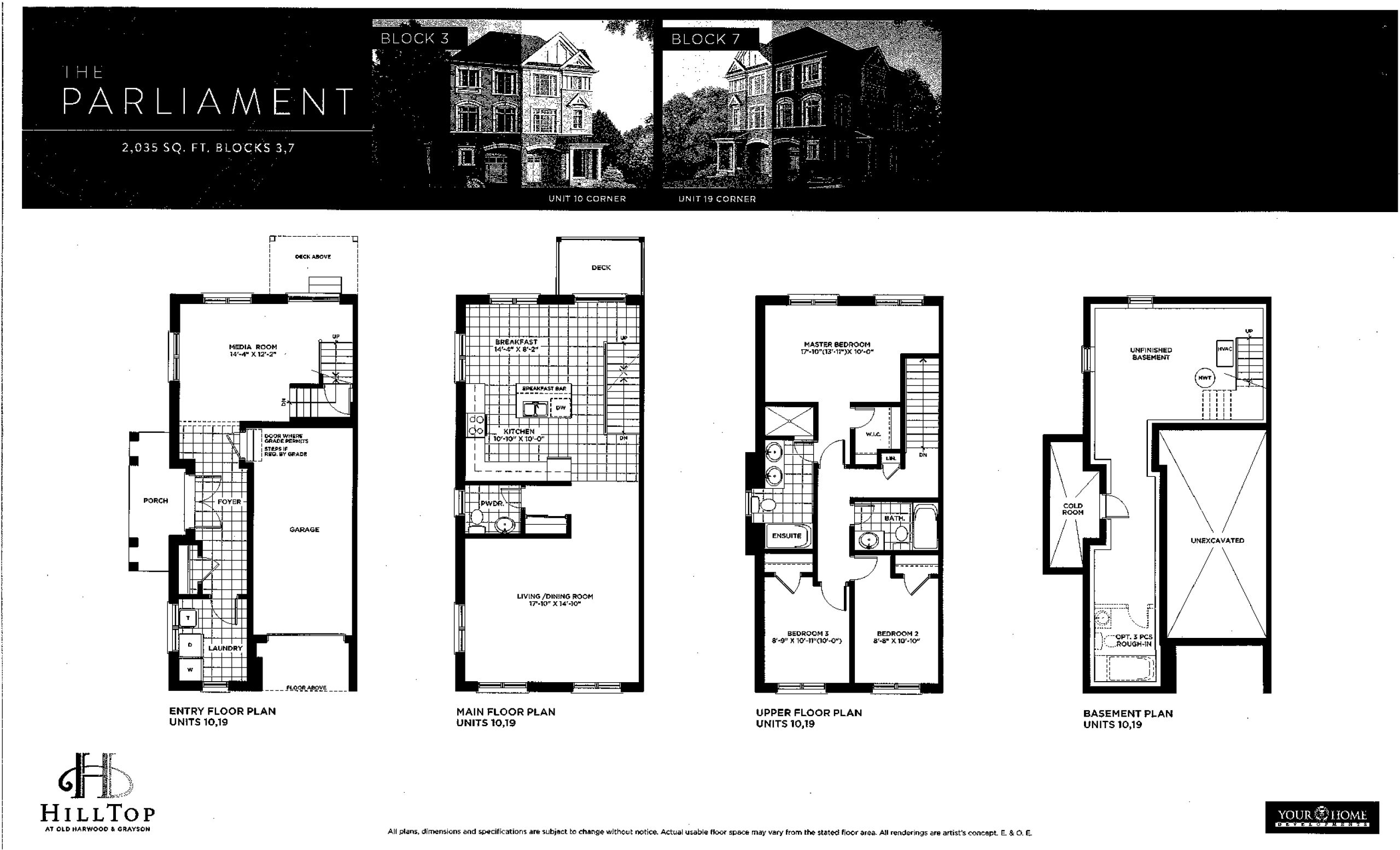 The Parliament floor plan