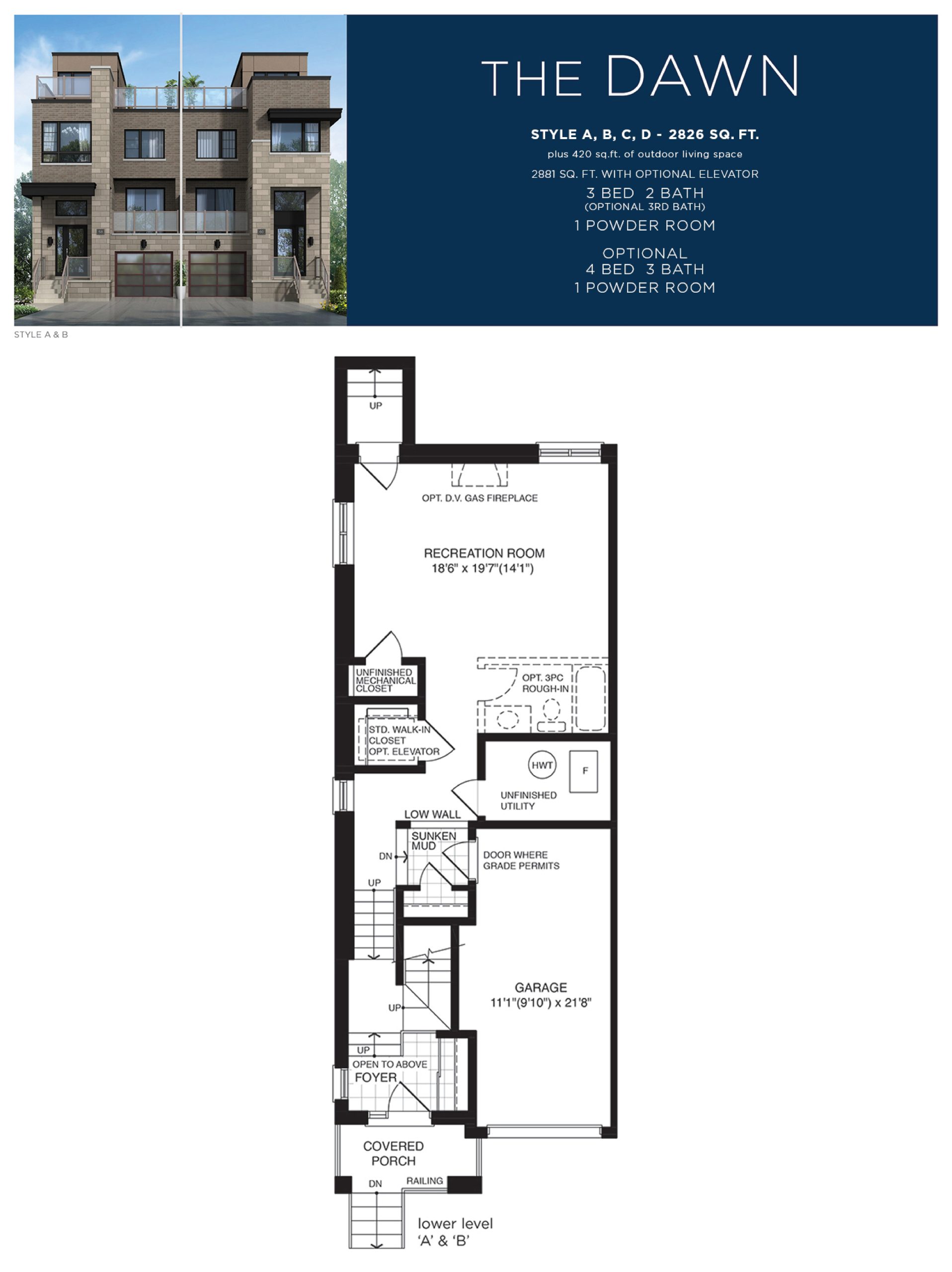 The Dawn floor plan