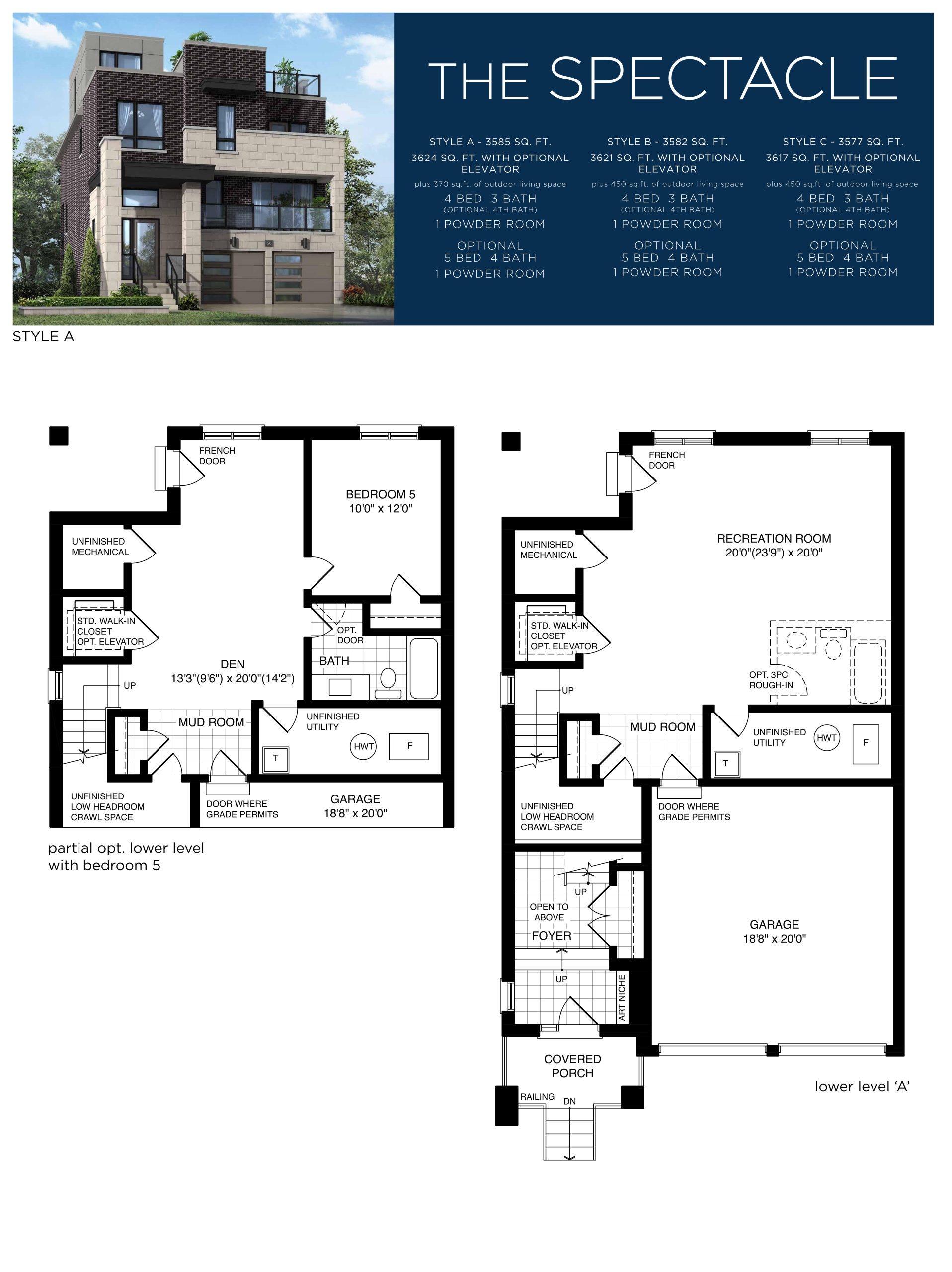 The Spectacle floor plan