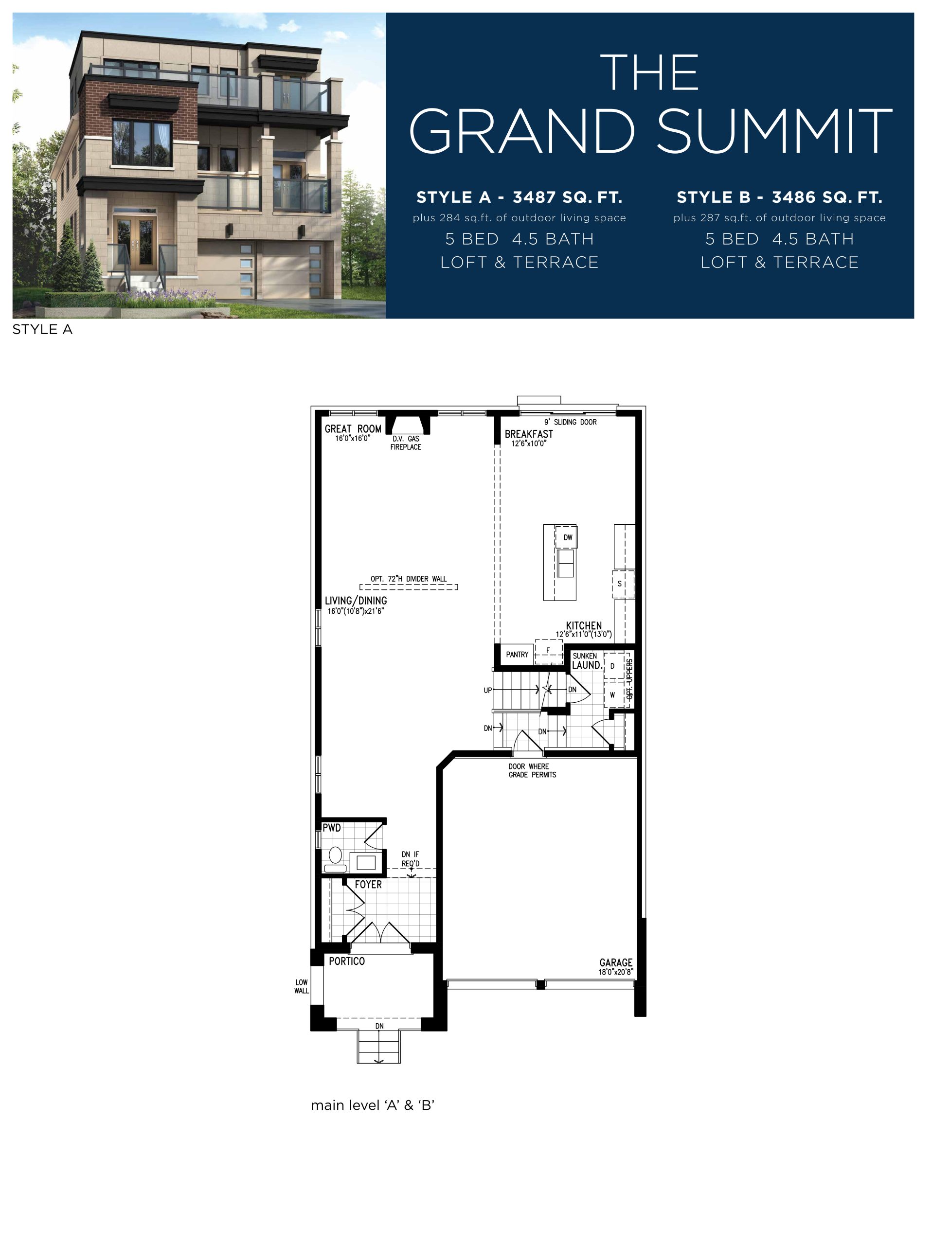 The Grand Summit floor plan