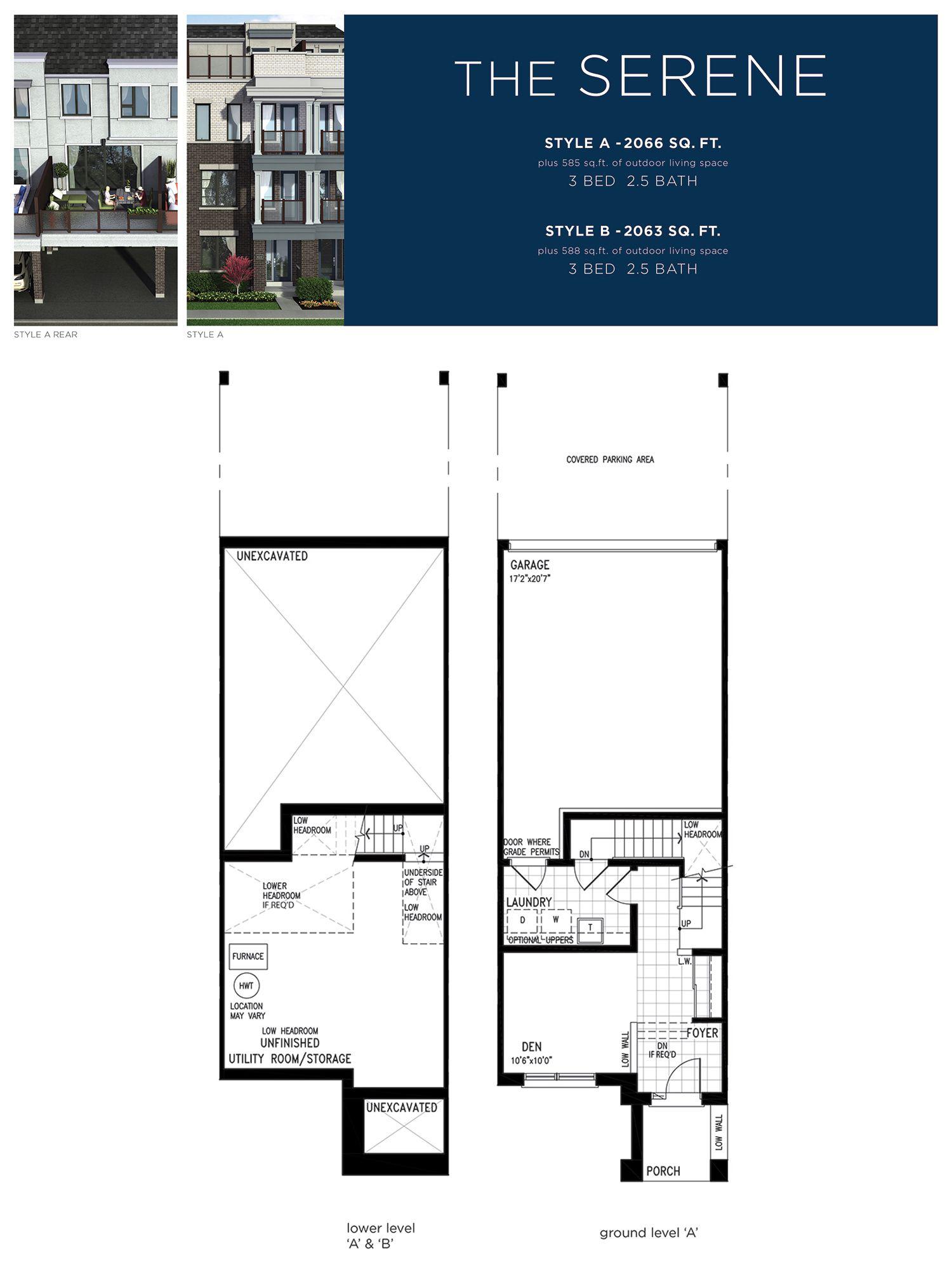 The Serene floor plan