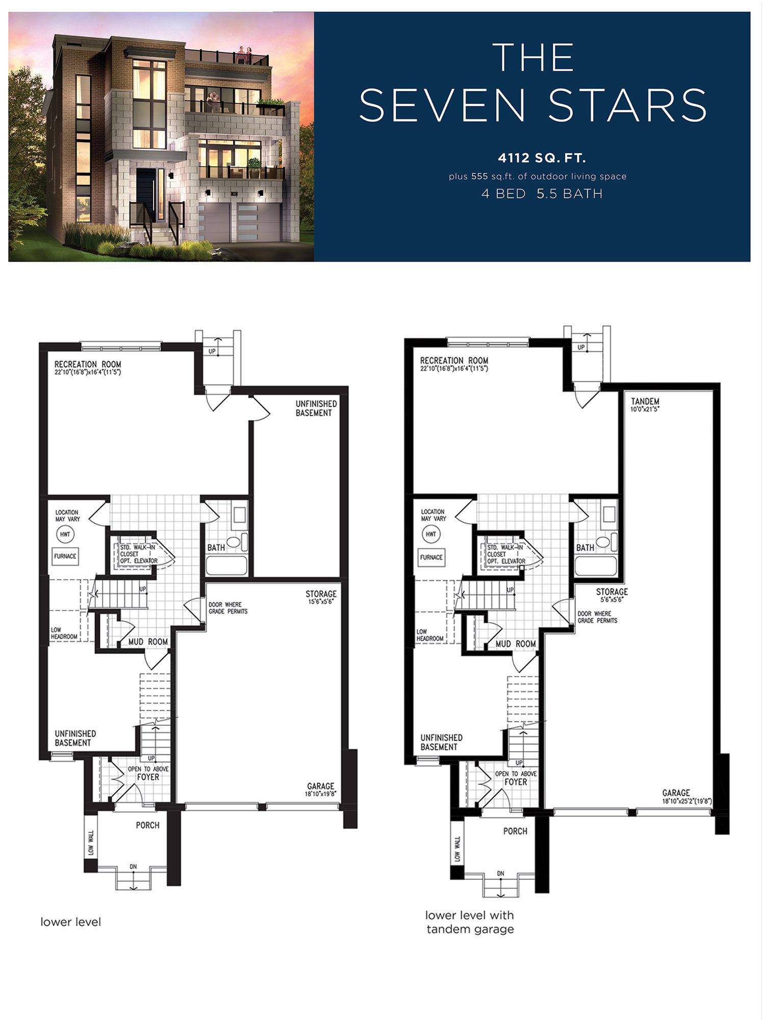 The Seven Stars floor plan