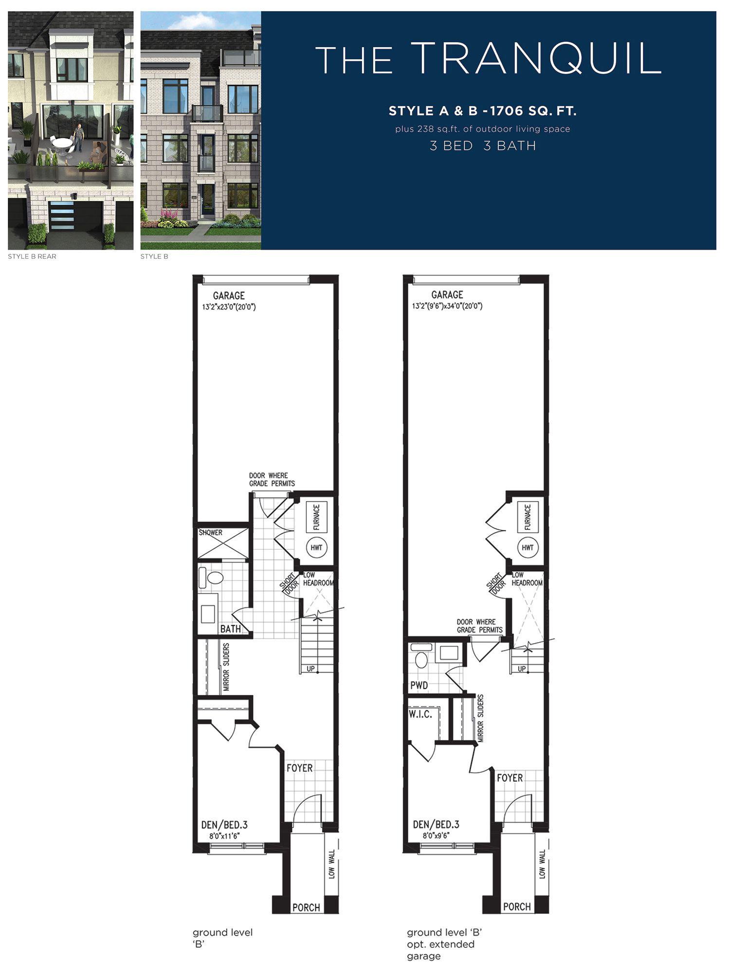 The Tranquil floor plan