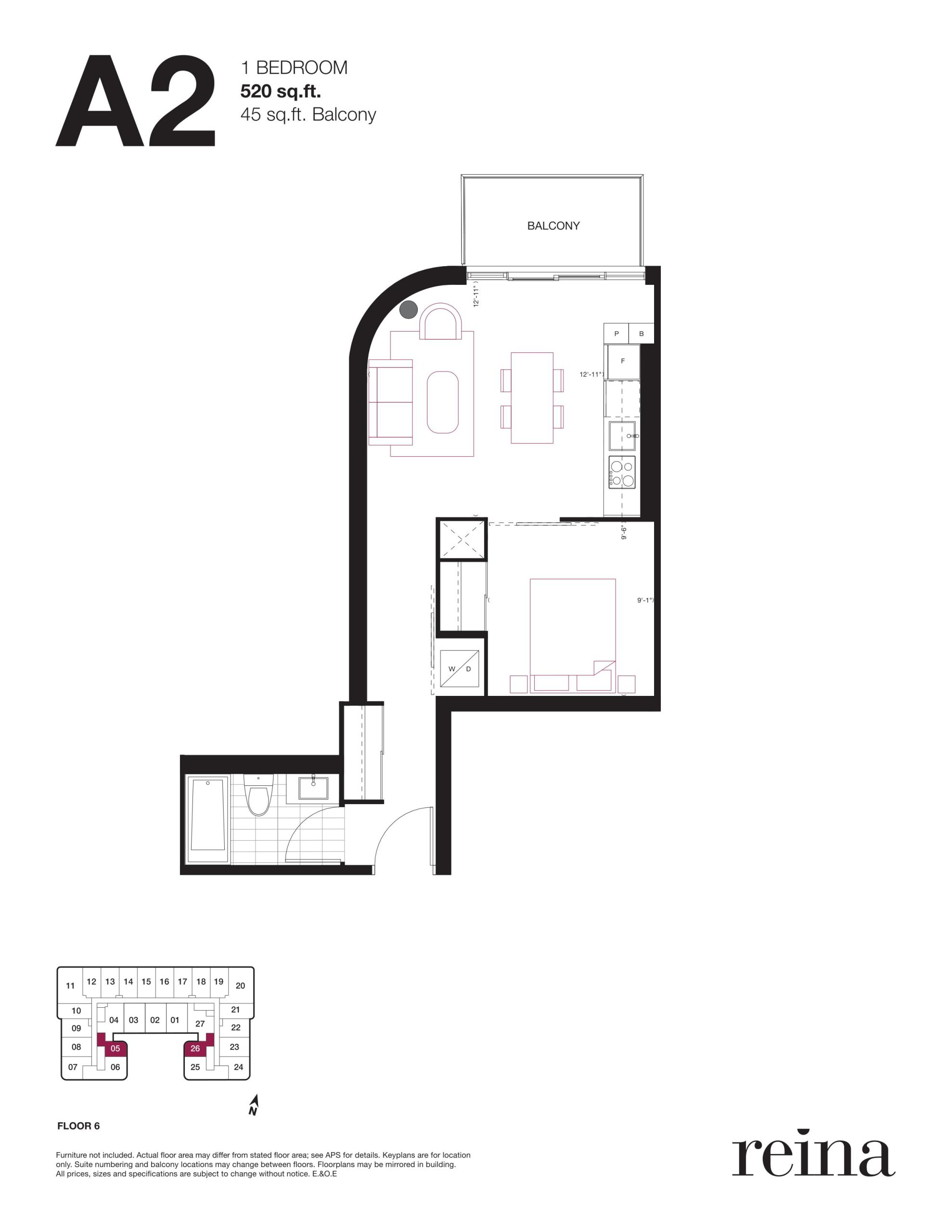 A2 floor plan