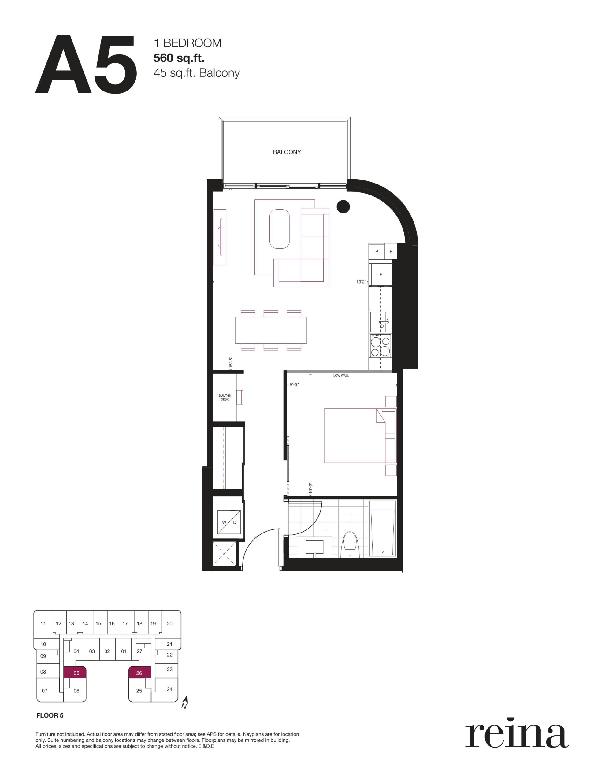 A5 floor plan