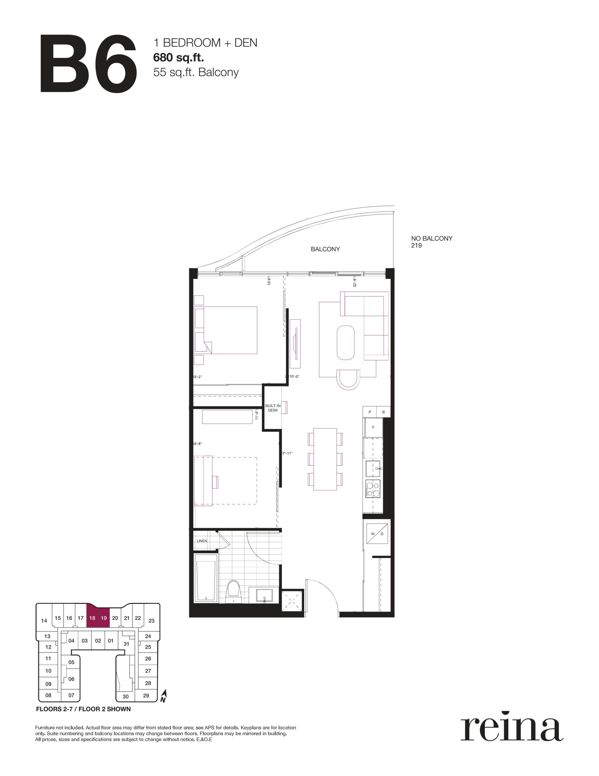 B6 floor plan