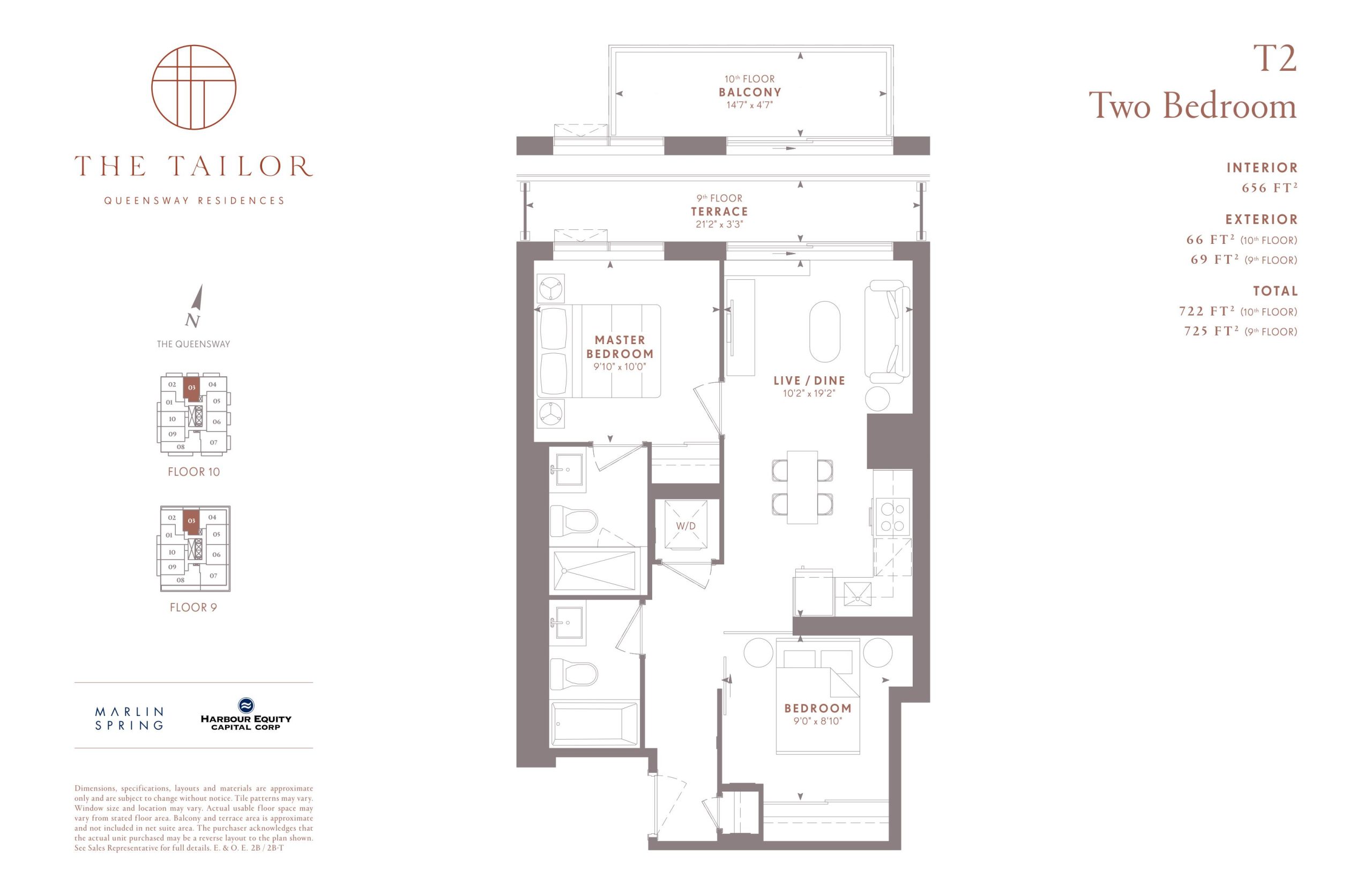 T2 floor plan