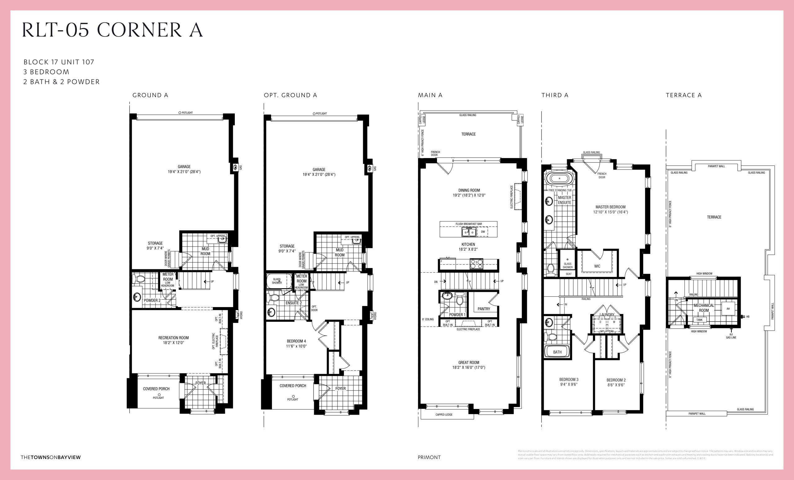 RLT 05 - Corner A floor plan