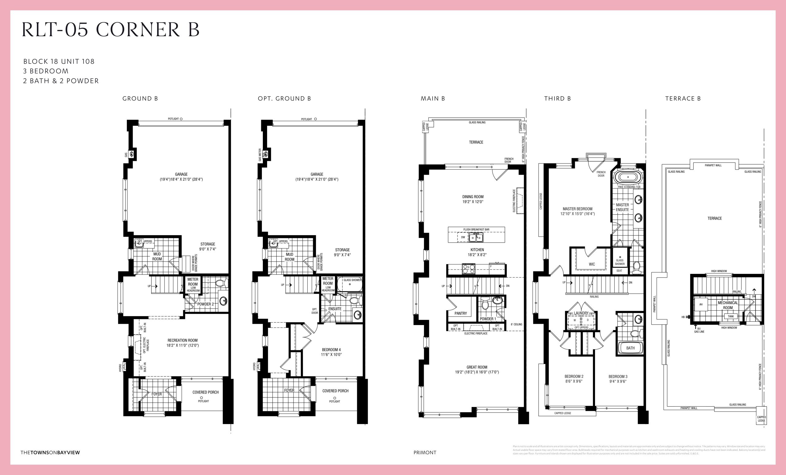 RLT 05 - Corner B floor plan