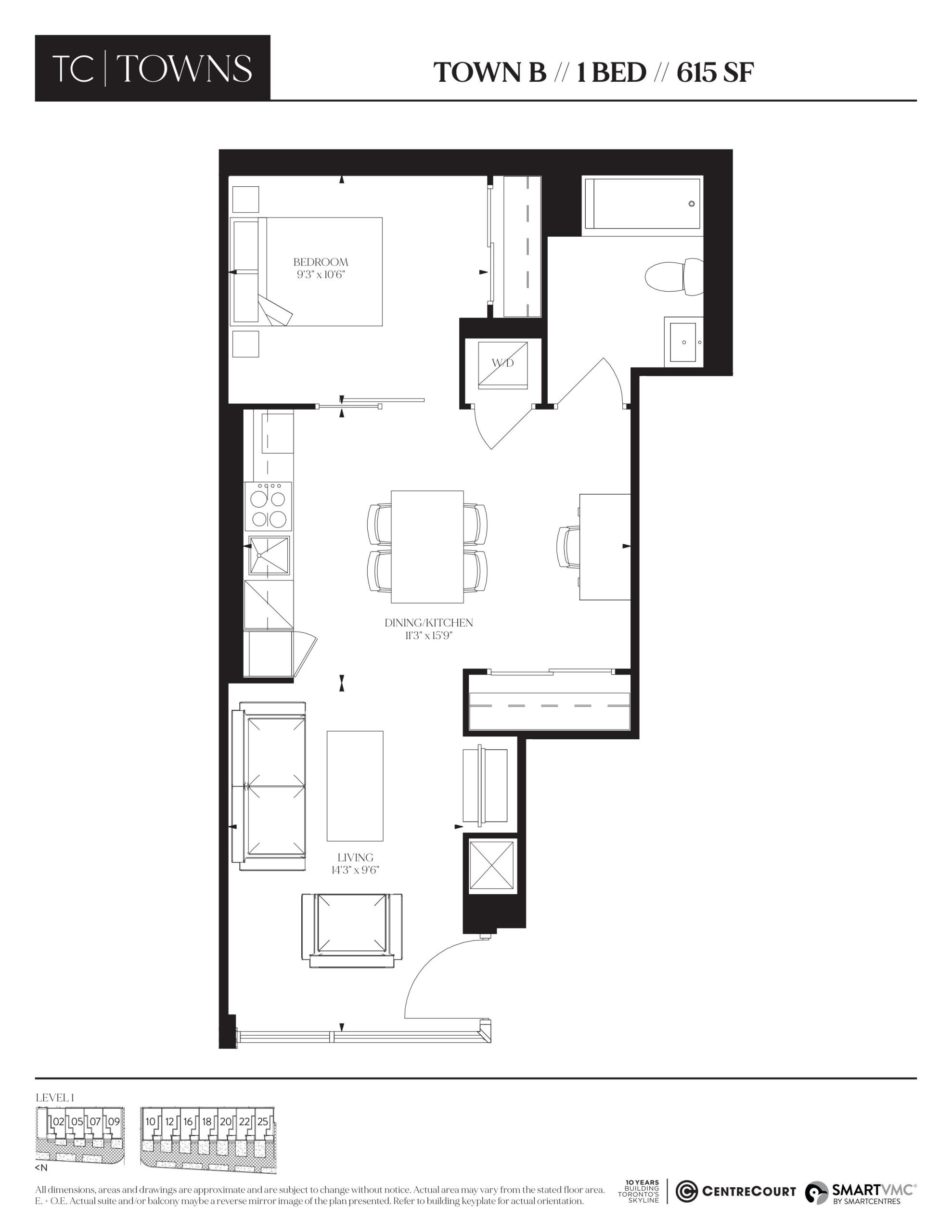 Town B floor plan