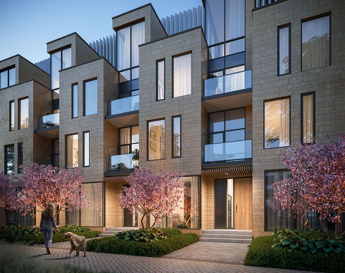 Transit City in Vaughan — rendering 3