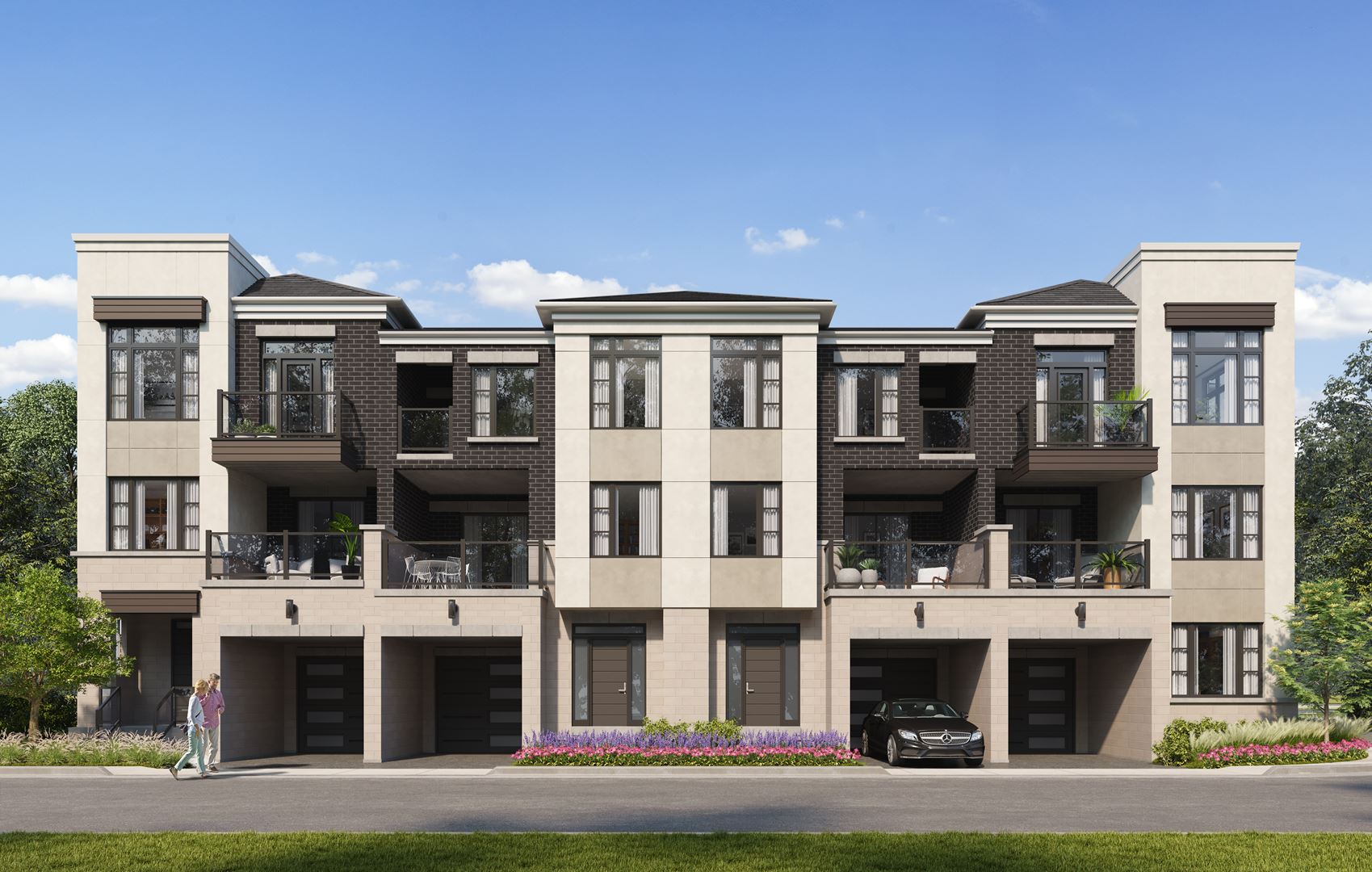 Twelve Oaks Towns rendering 4