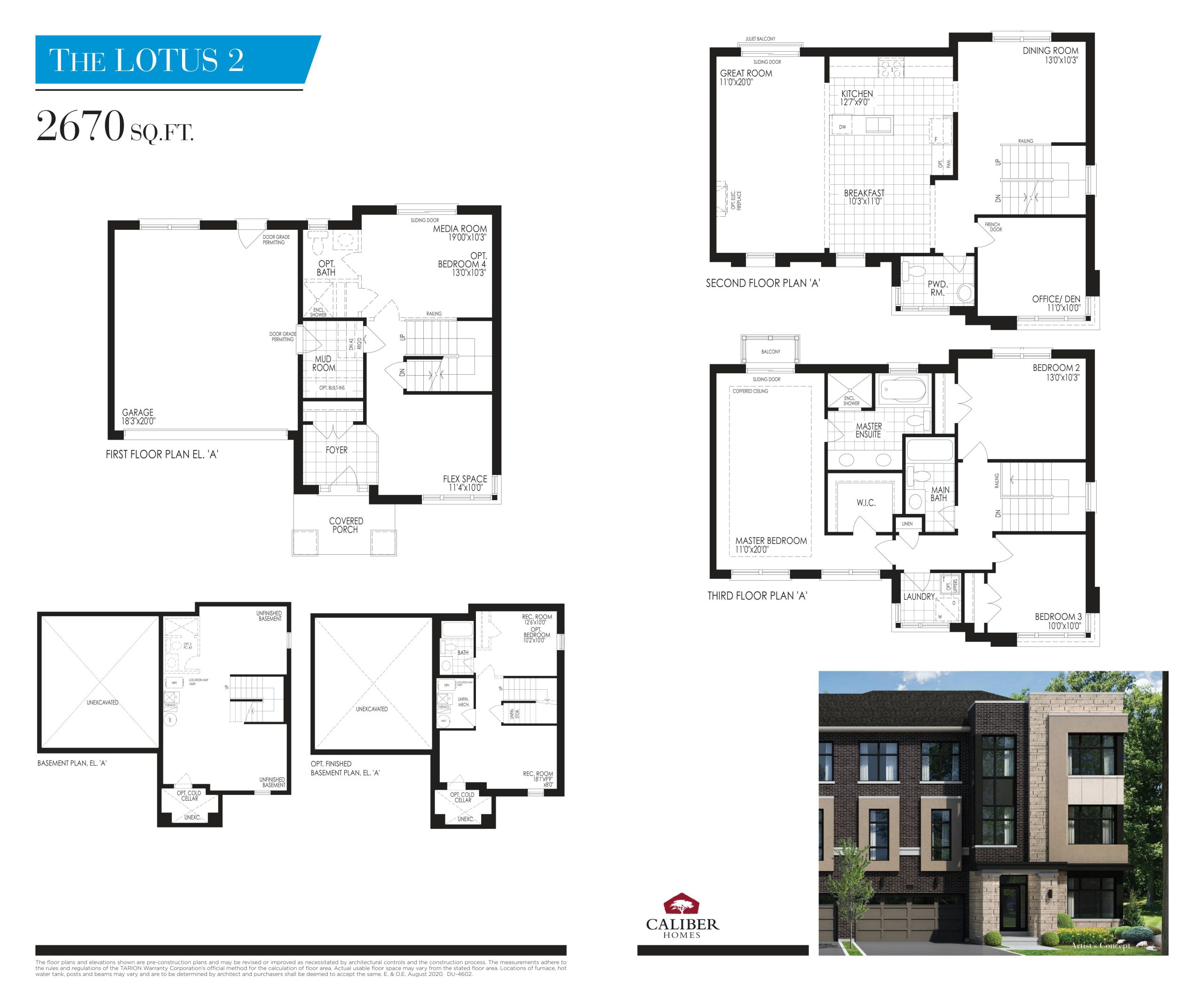 The Lotus 2 floor plan