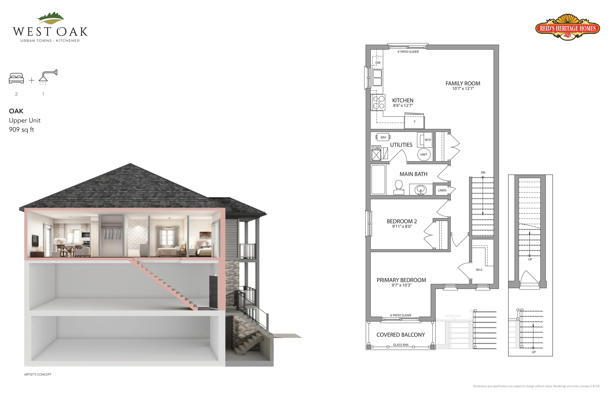 Oak floor plan