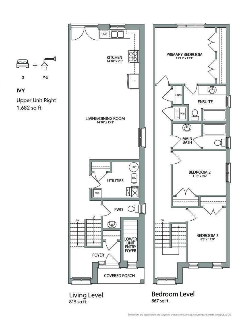 Ivy (Right) floor plan
