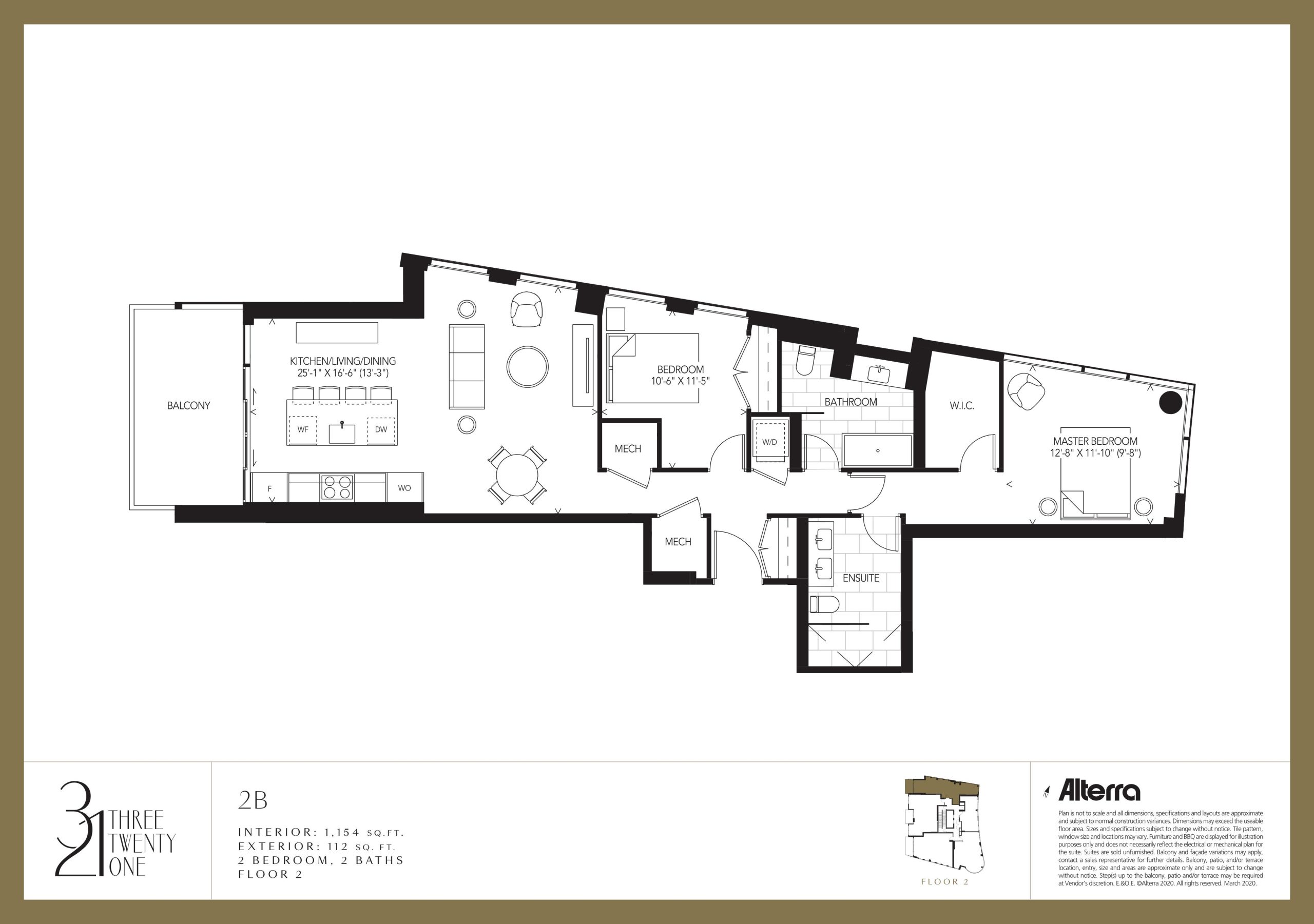 2B floor plan