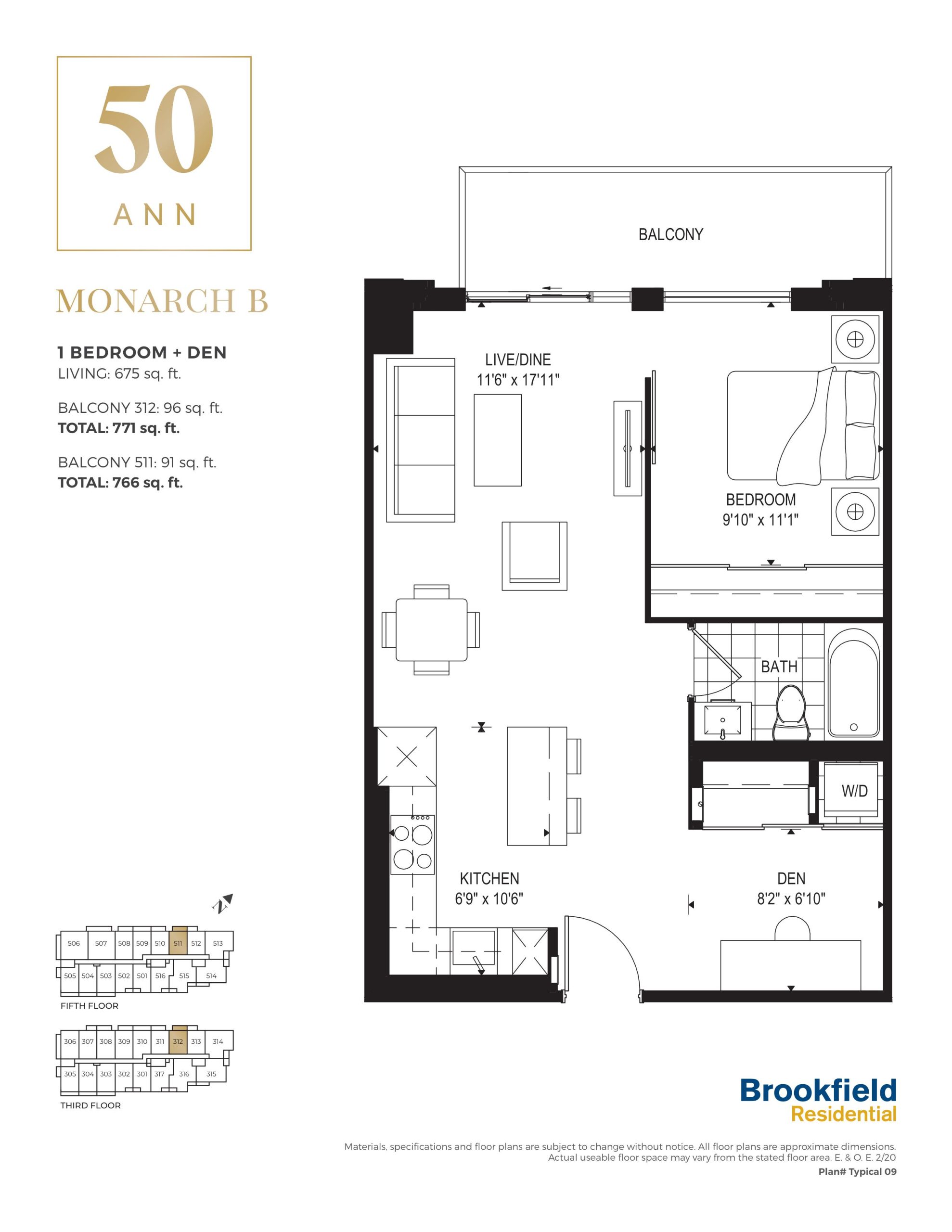 Monarch B floor plan