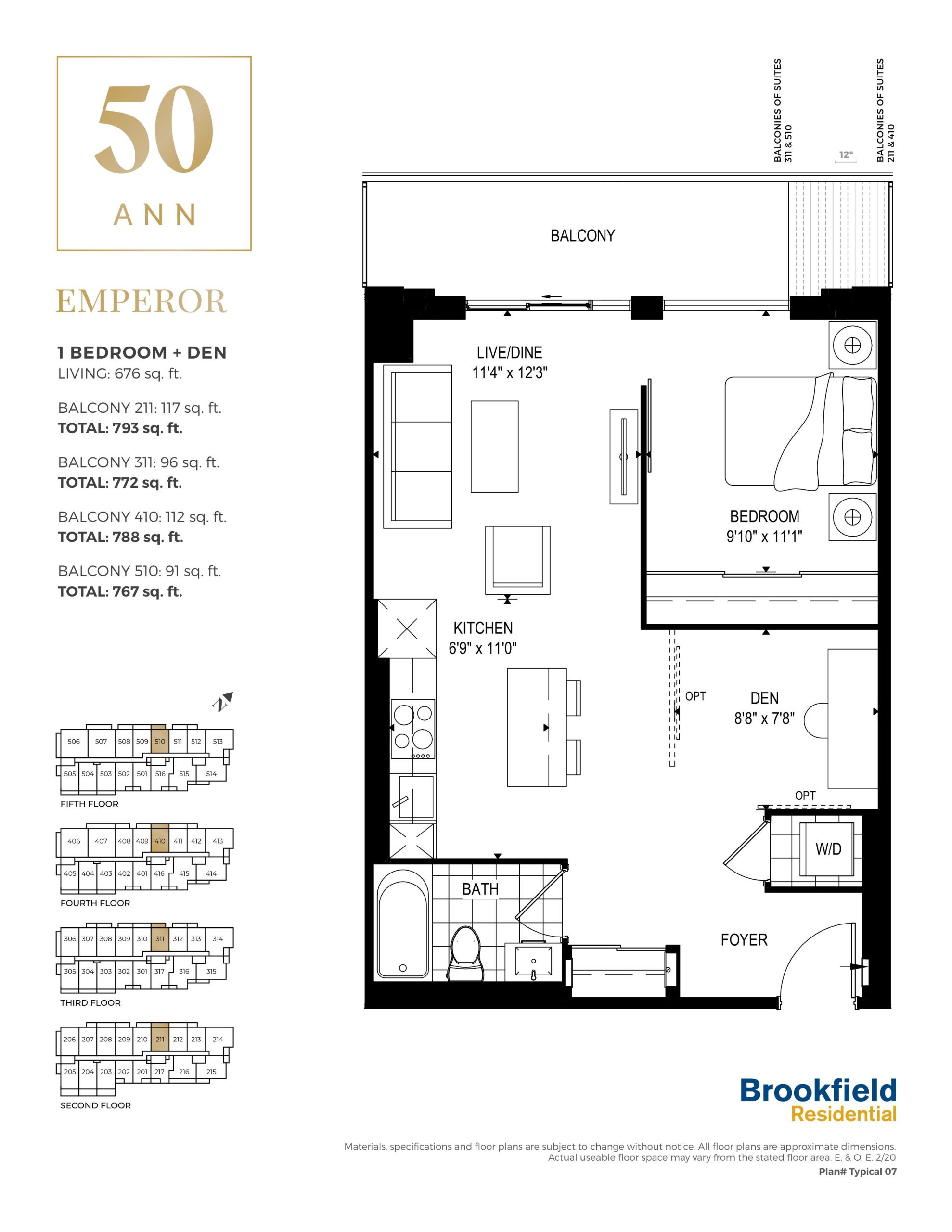 Emperor floor plan
