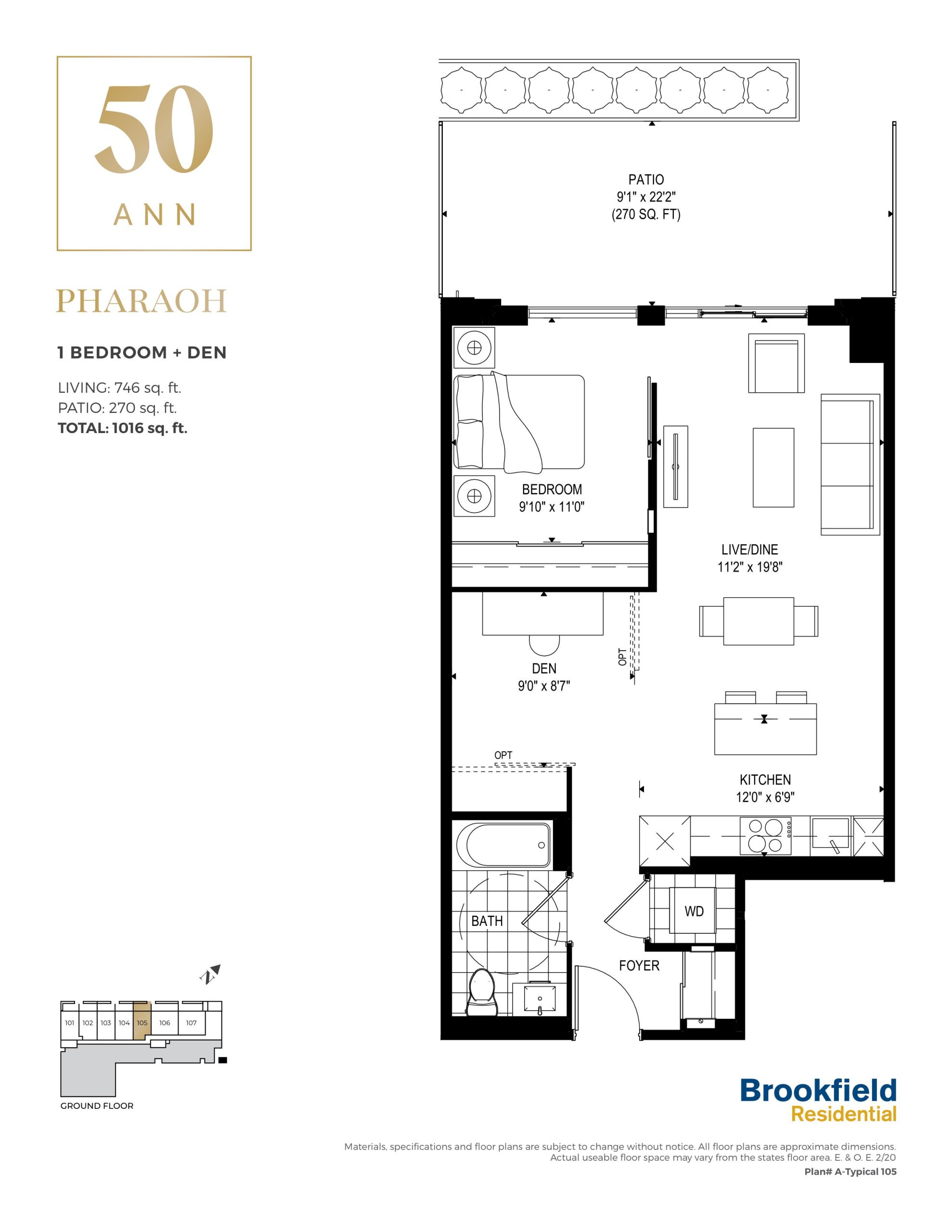 Pharaoh floor plan