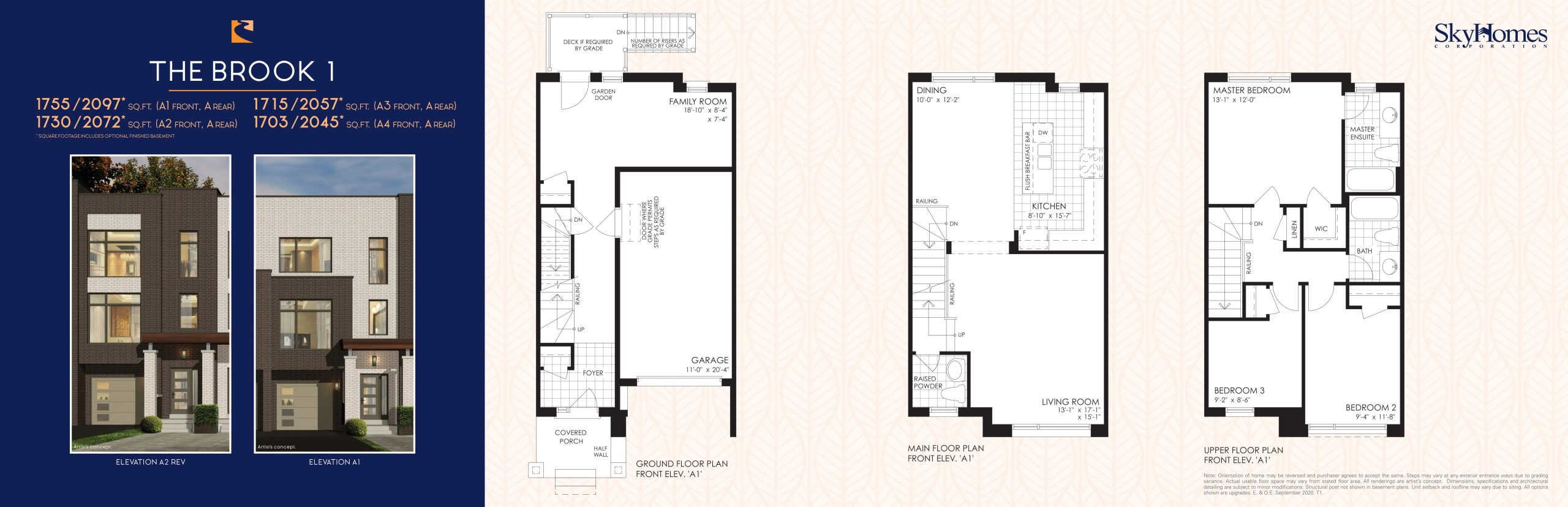 The Brook 1 (1/2) floor plan