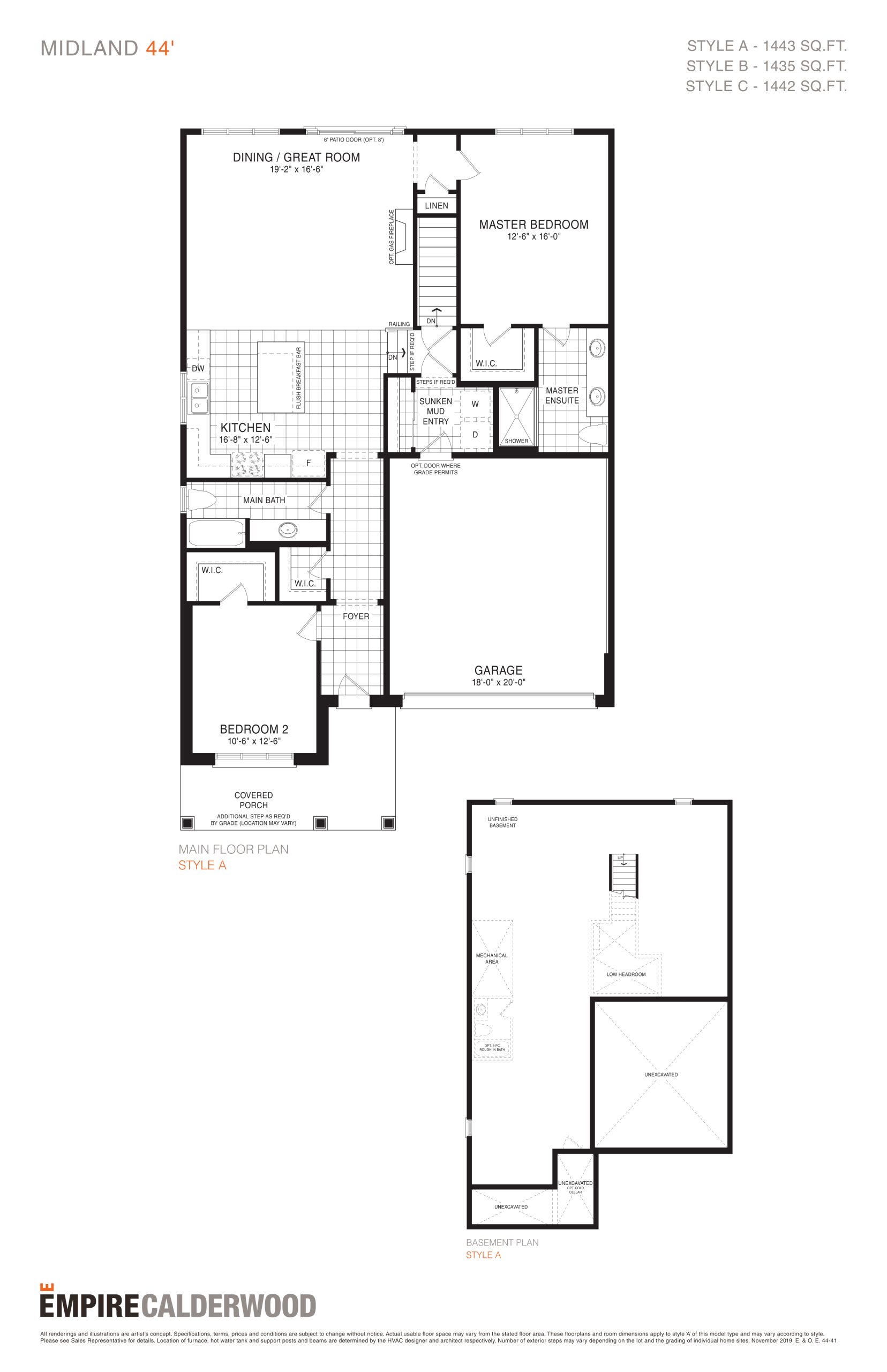 Midland floor plan