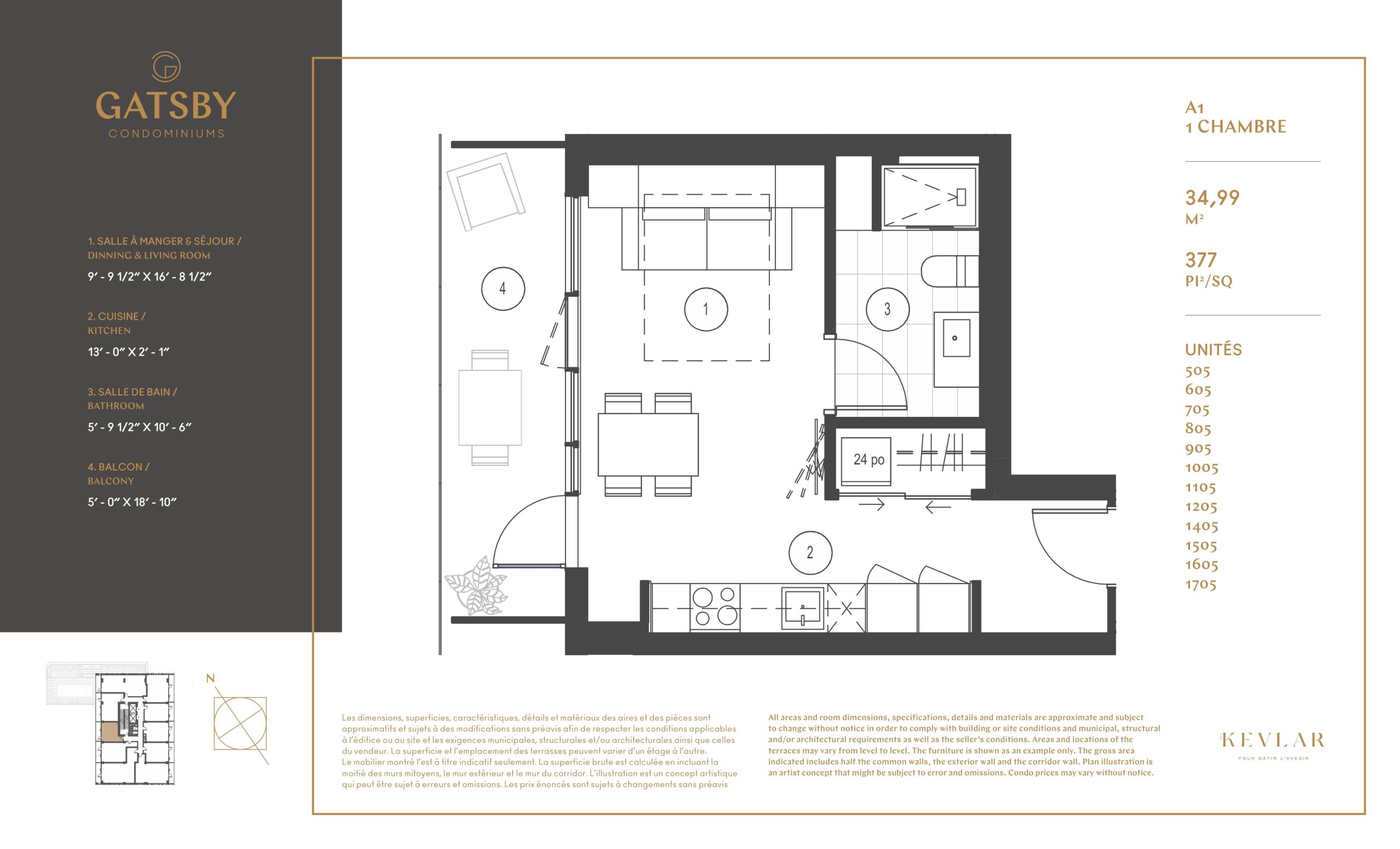 A1 floor plan