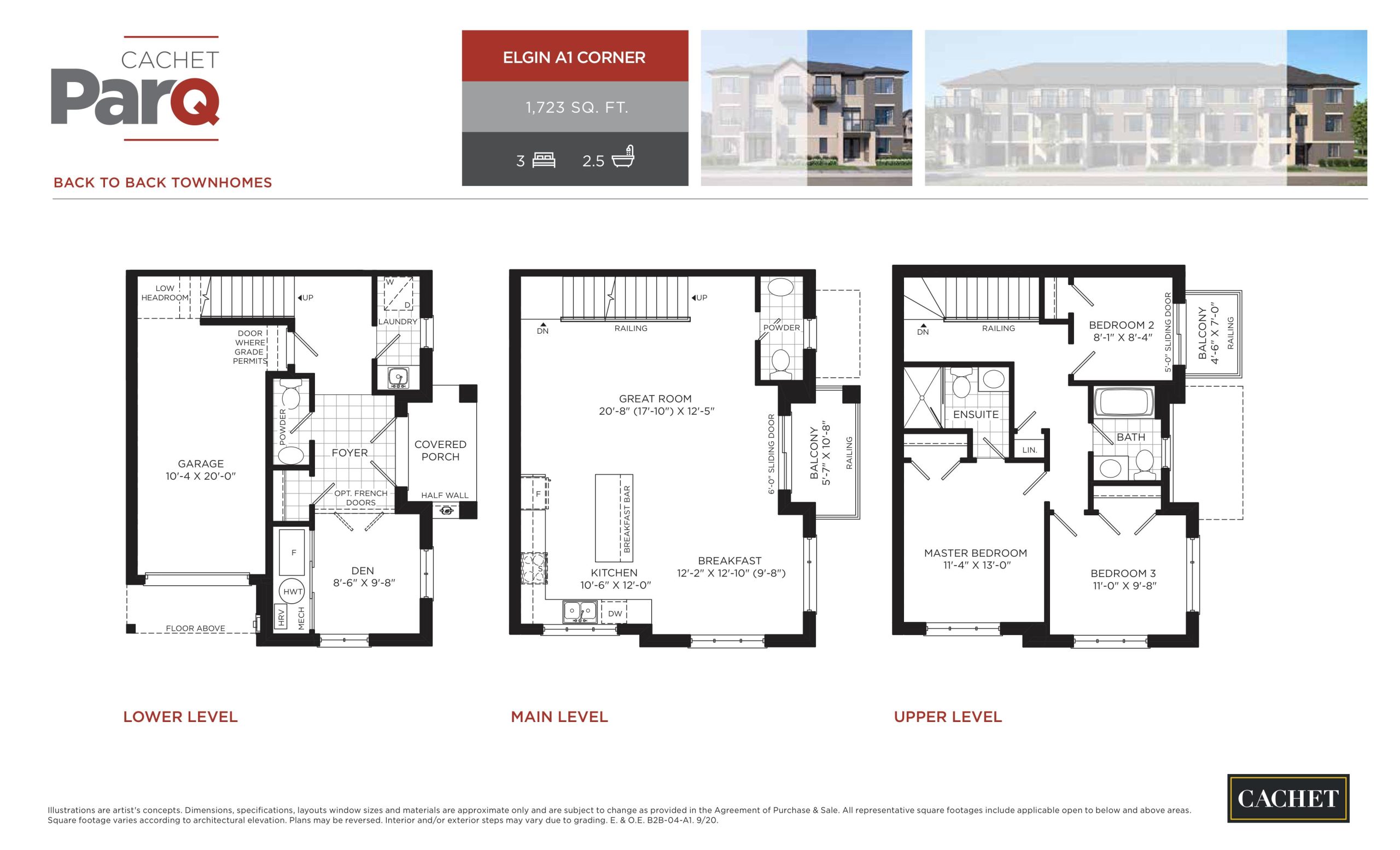 Elgin A1 Corner floor plan