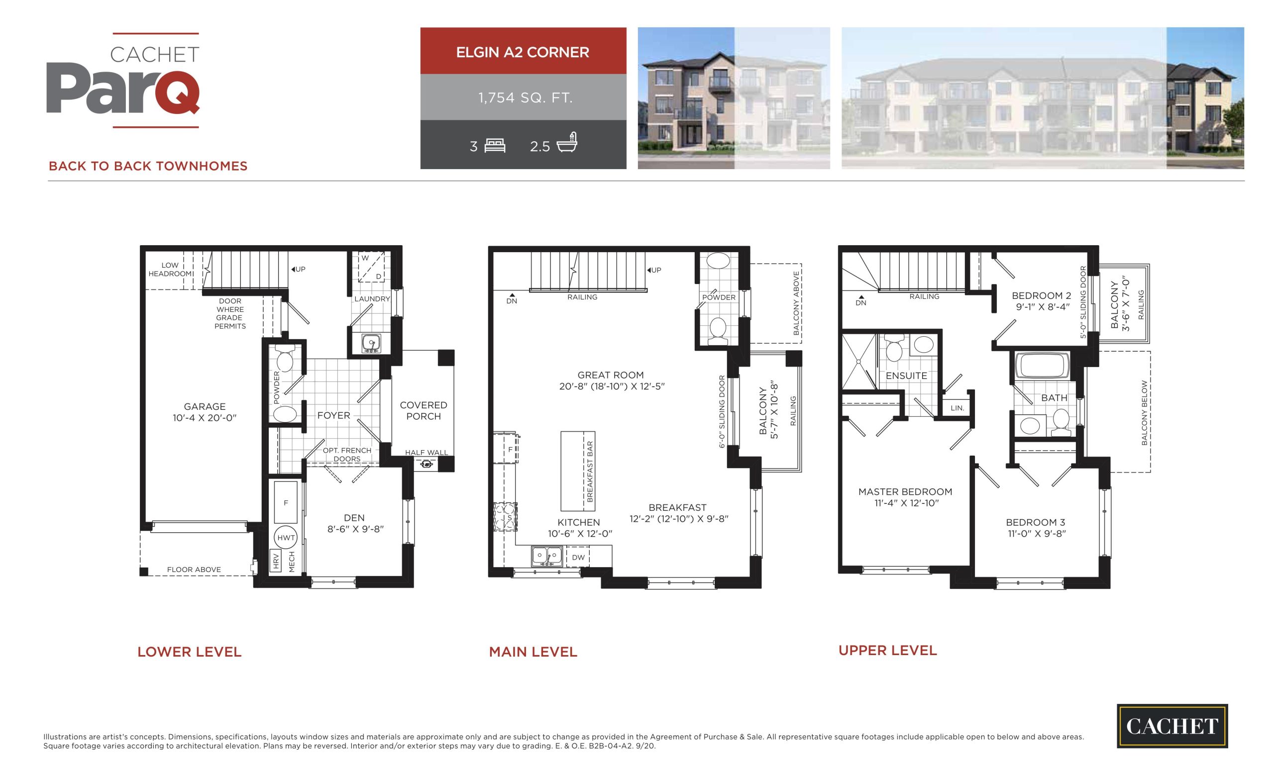 Elgin A2 Corner floor plan