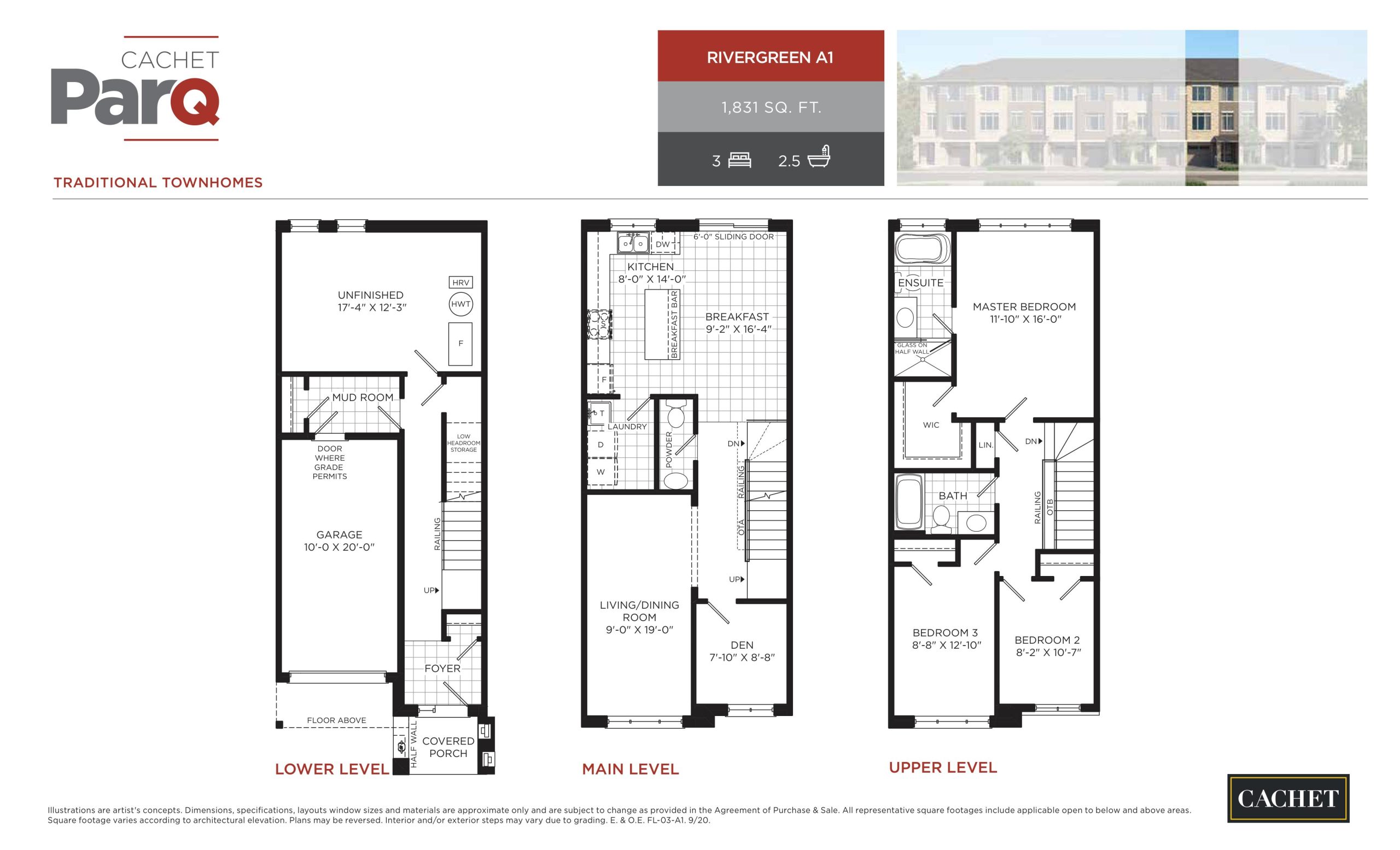 Rivergreen A1 floor plan