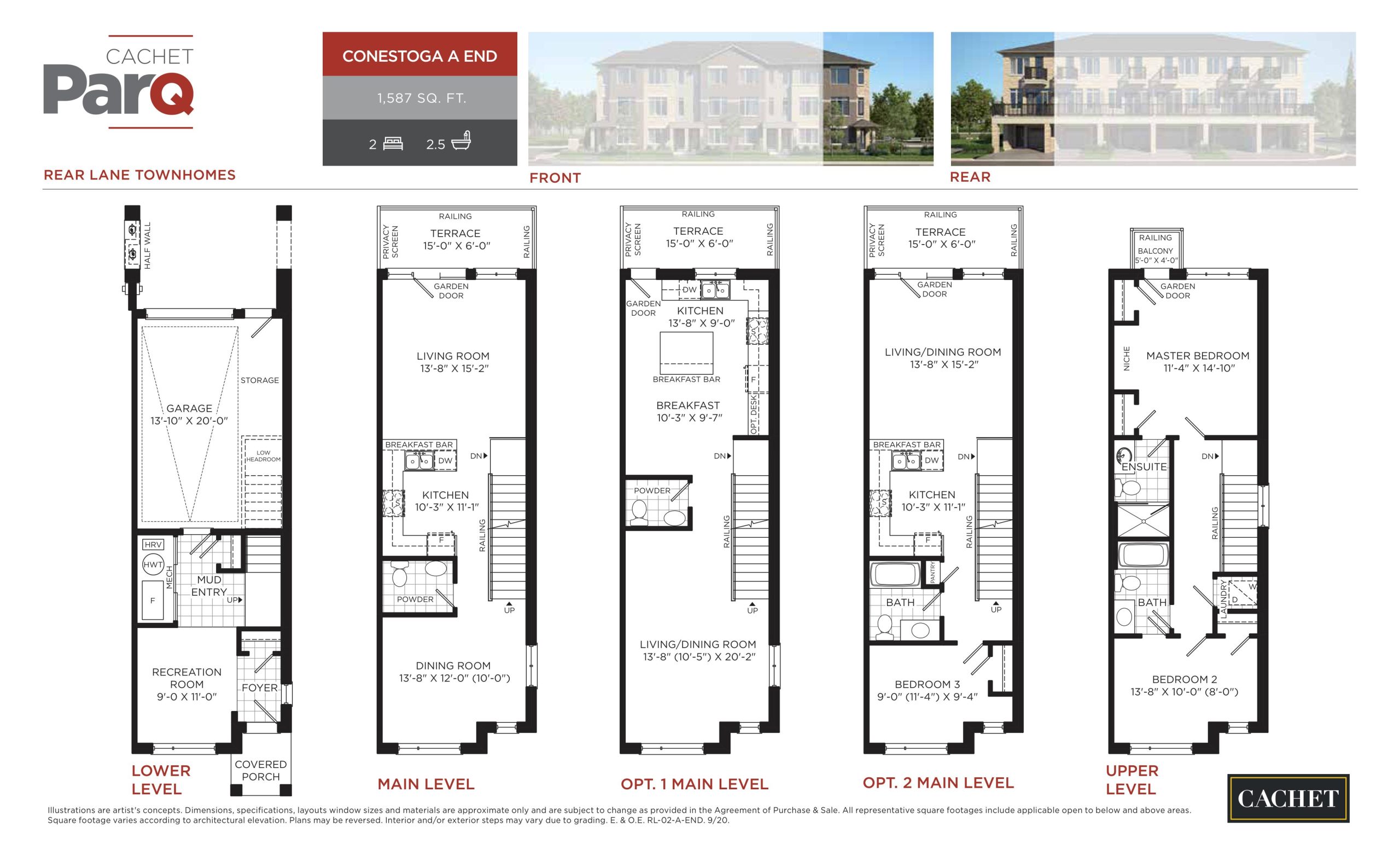 Conestoga A End floor plan