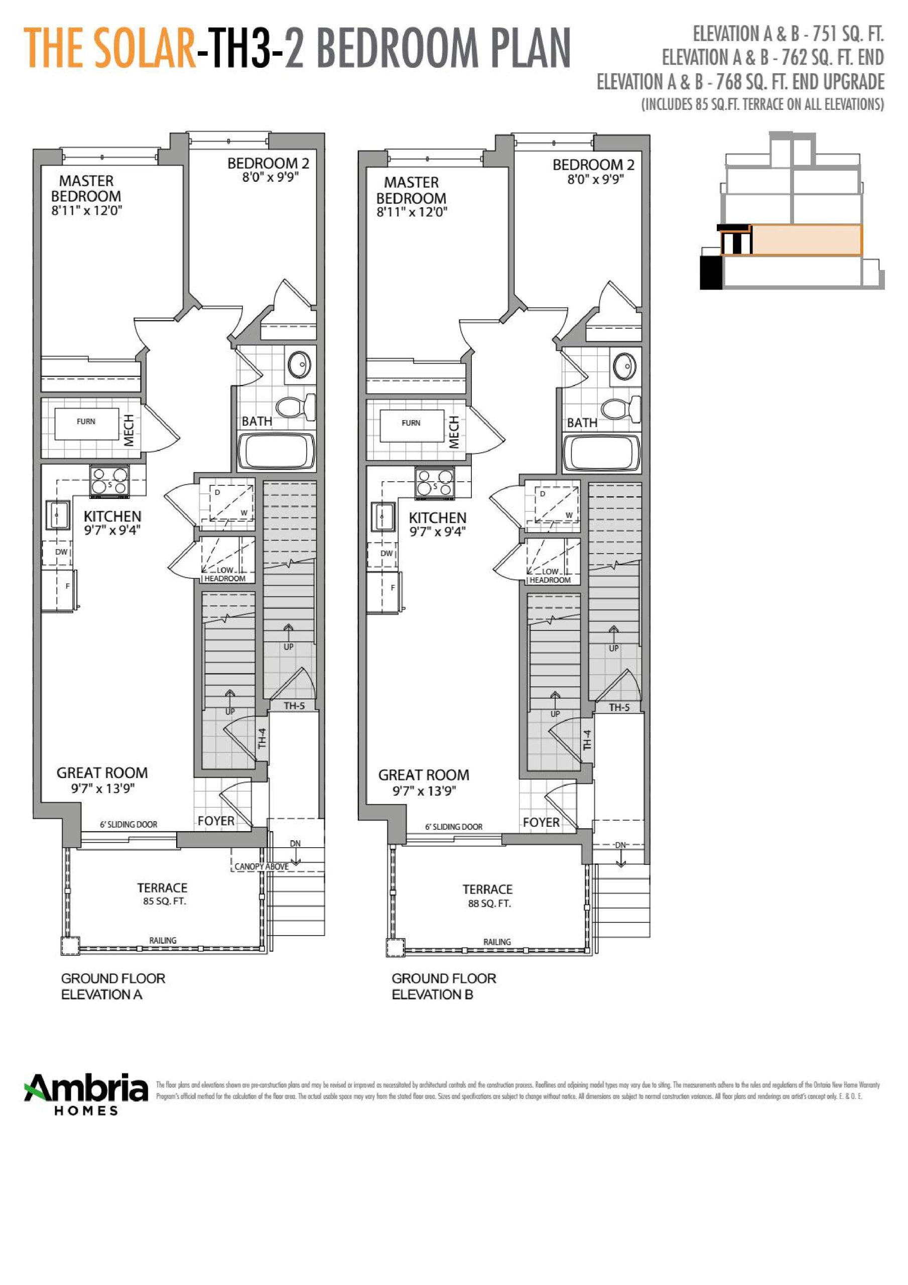 The Solar floor plan