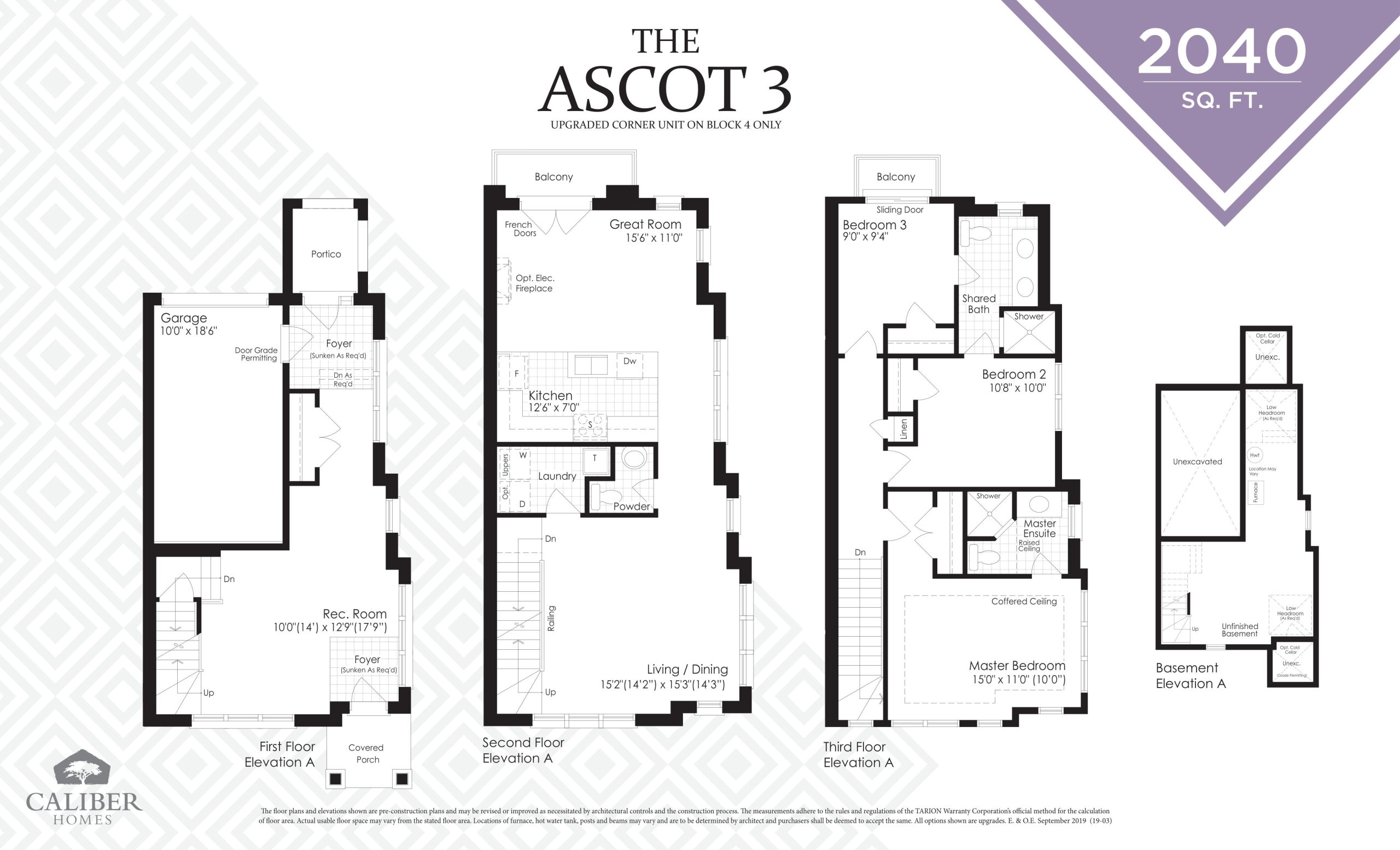 The Ascot 3 floor plan