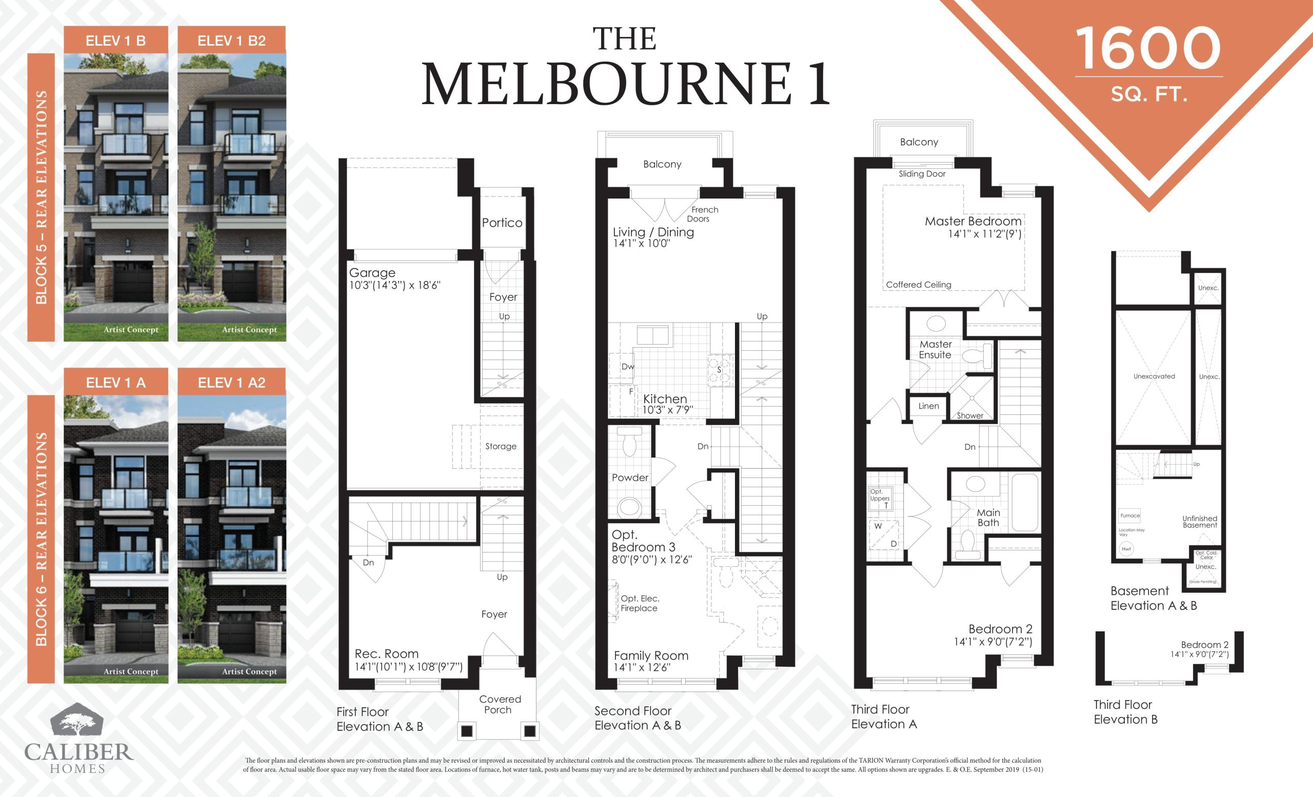 The Melbourne 1 floor plan