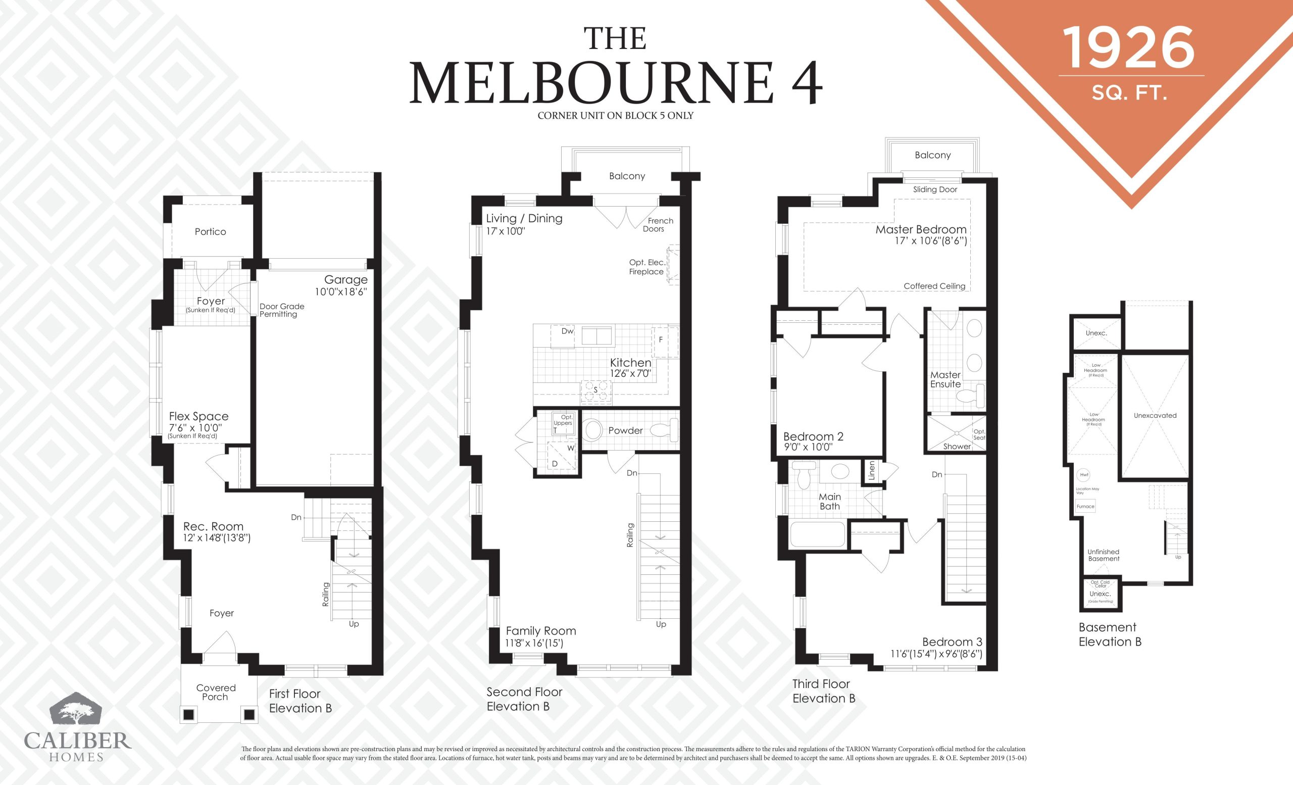 The Melbourne 4 floor plan
