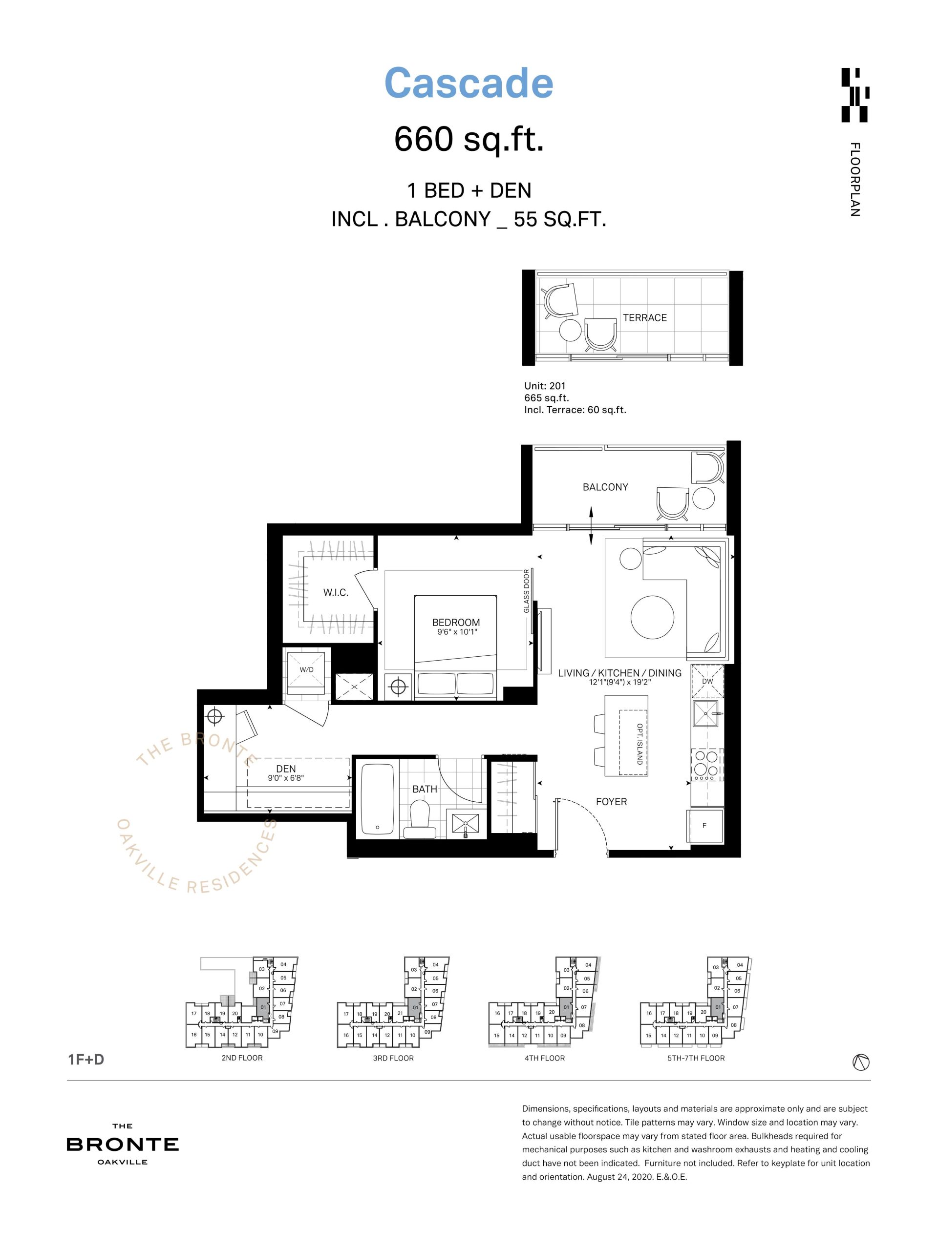 Cascade floor plan